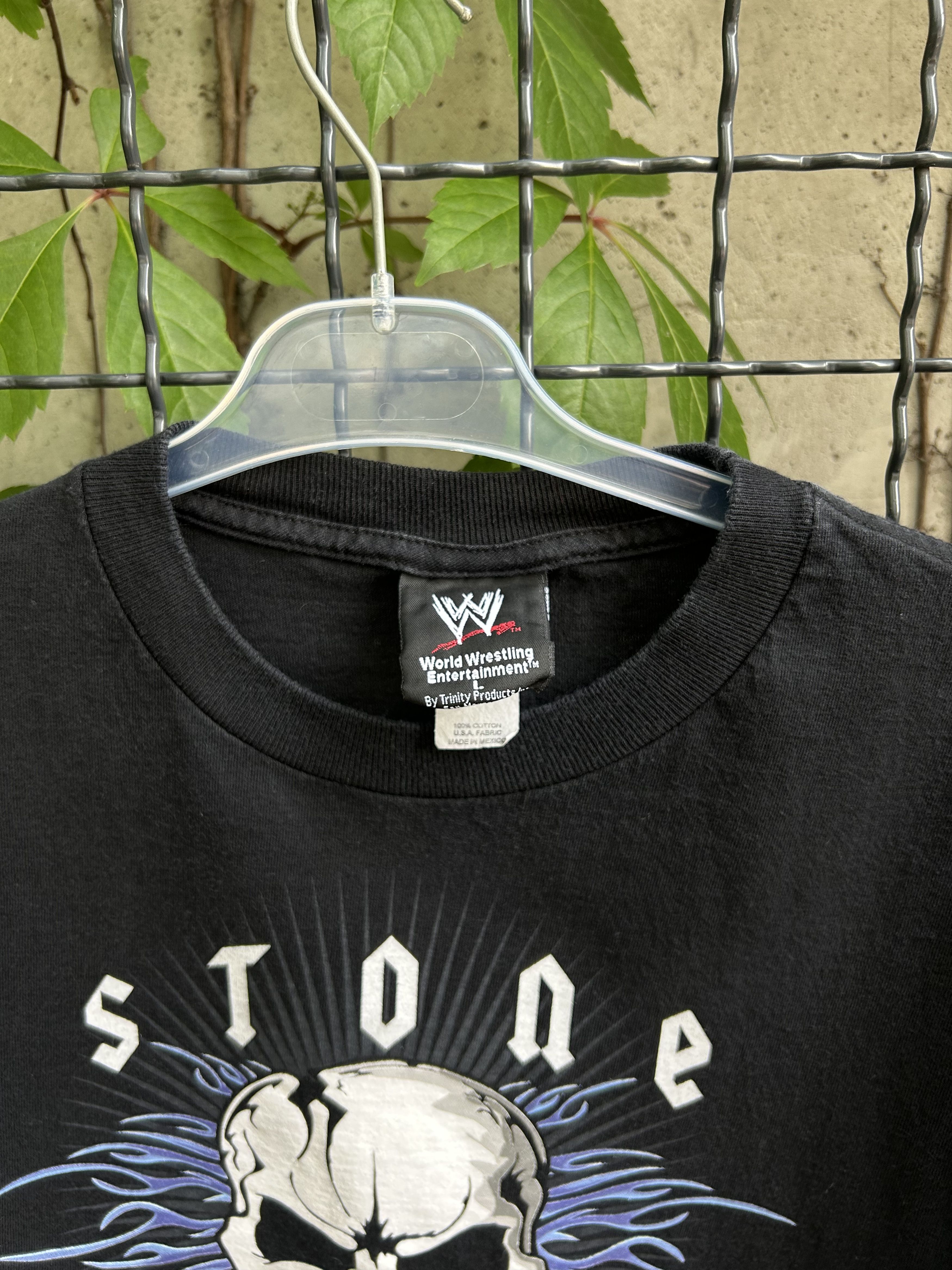 WWE Vintage 2002 Stone Cold WWE Wrestling T-shirt Size US L / EU 52-54 / 3 - 4 Thumbnail