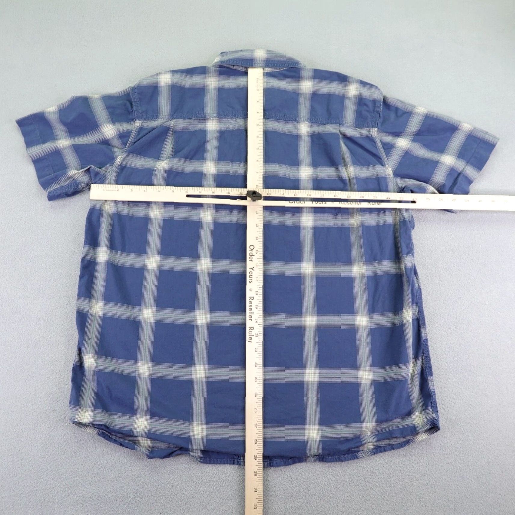 Carhartt Carhartt Shirt Mens XL Blue Plaid Button-Up Relaxed Fit Rugged Flex Workwear Shirt Size US XL / EU 56 / 4 - 7 Thumbnail