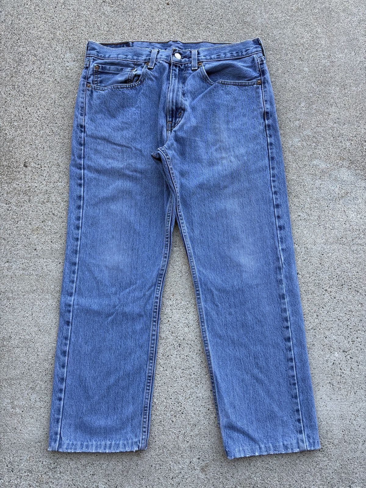 Levi's Vintage Y2K 505’ Levis L. Indigo Loose Fit Jeans Size 34x30 Size US 34 / EU 50 - 1 Thumbnail