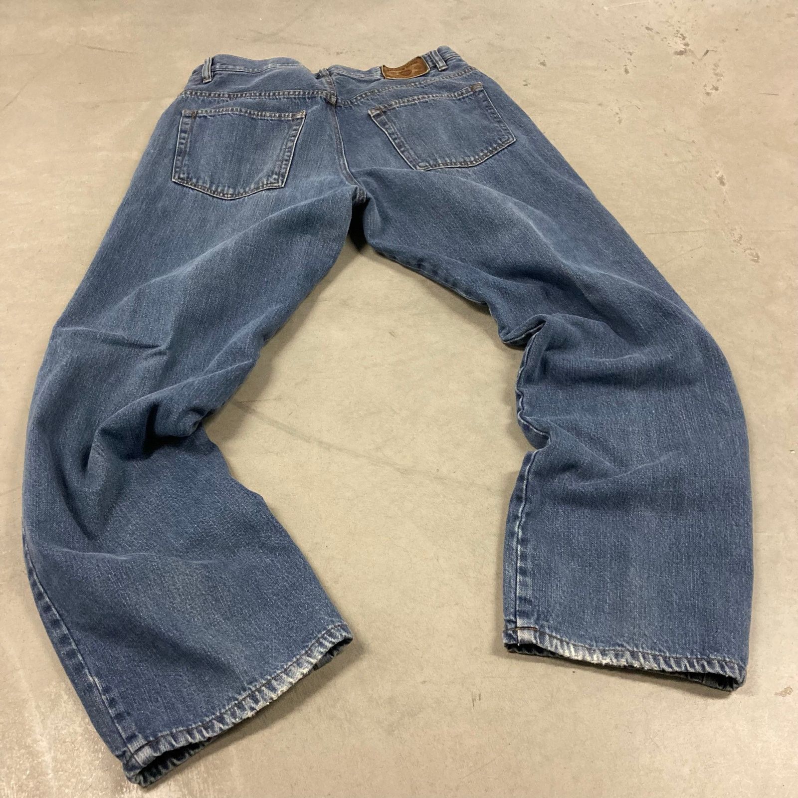 Old Navy × Vintage Baggy Y2K flannel lined Eddie Bauer Jeans 34x32 Size US 34 / EU 50 - 2 Thumbnail