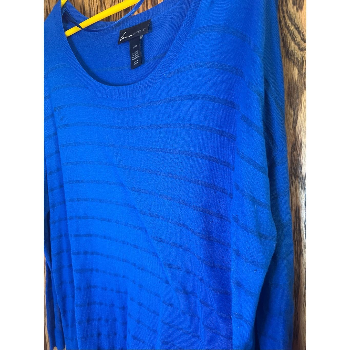 Other Lane Bryant Blue Long Sleeve Top Woman’s Size 22/24 Size XXL / US 16-18 / IT 52-54 - 2 Thumbnail