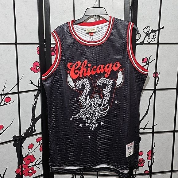 Jordan Chicago Bulls Cement Jersey Size Large NWT
