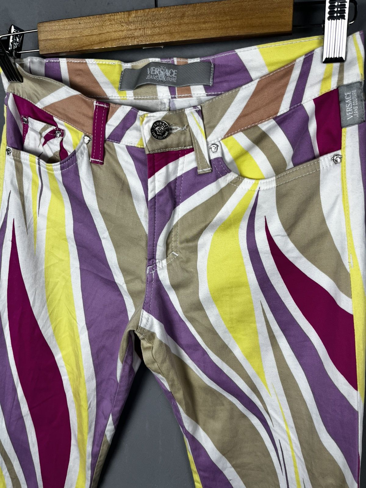 Versace Jeans Couture Versace Archive pants vintage hysteric Glamour style rare Size 27" / US 4 / IT 40 - 3 Thumbnail
