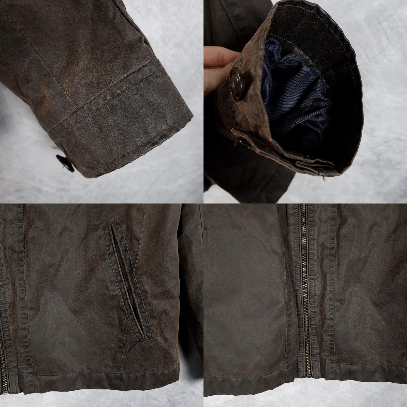 Johnston & Murphy Johnston & Murphy Jacket Mens M Brown Full Zip Lined Collared Windscreen Casual Size US M / EU 48-50 / 2 - 8 Thumbnail