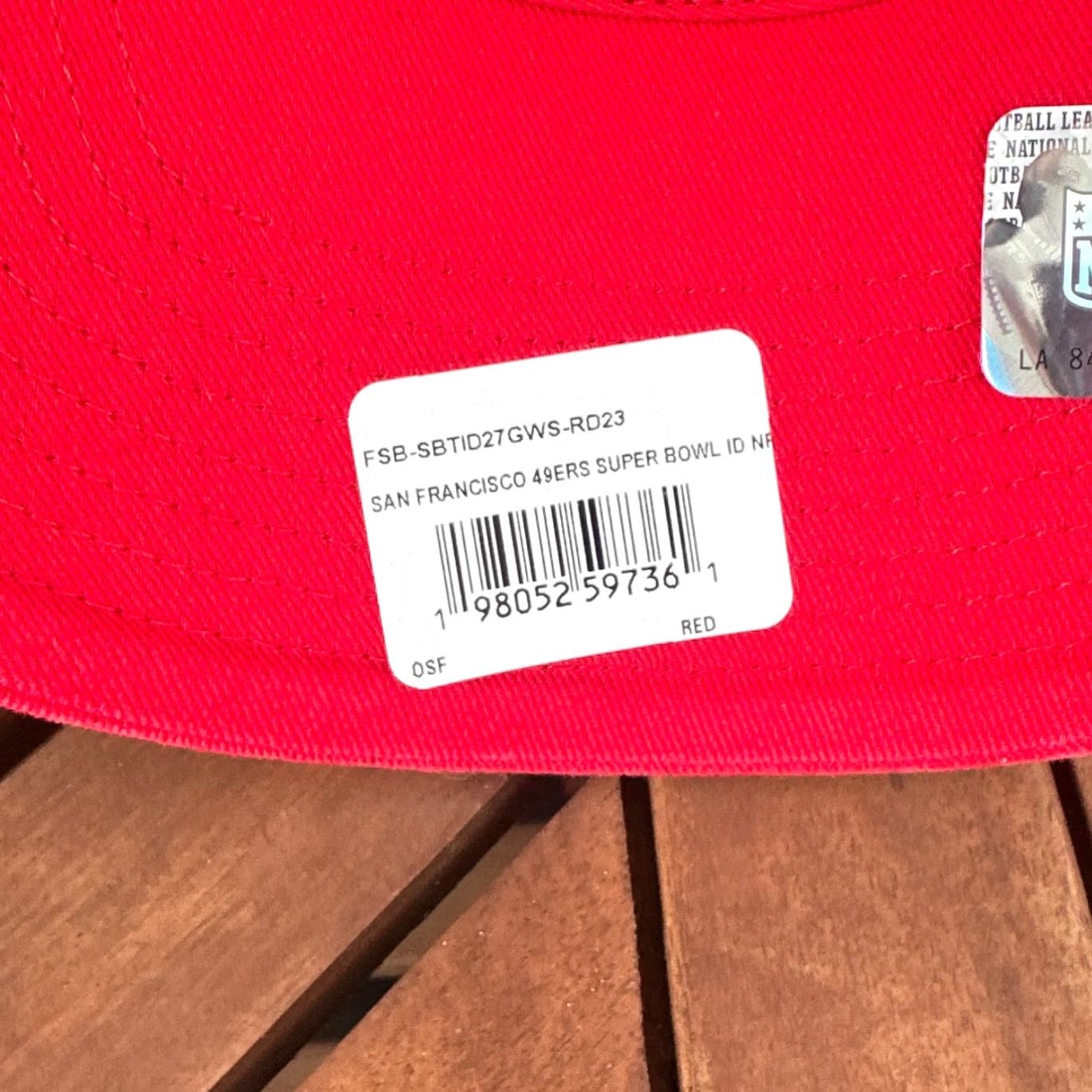 47 VINTAGE San Francisco 49ers Football Hat Cap Adjustable Strapback Cotton Red NFL Sports Men One Size Size ONE SIZE - 7 Thumbnail