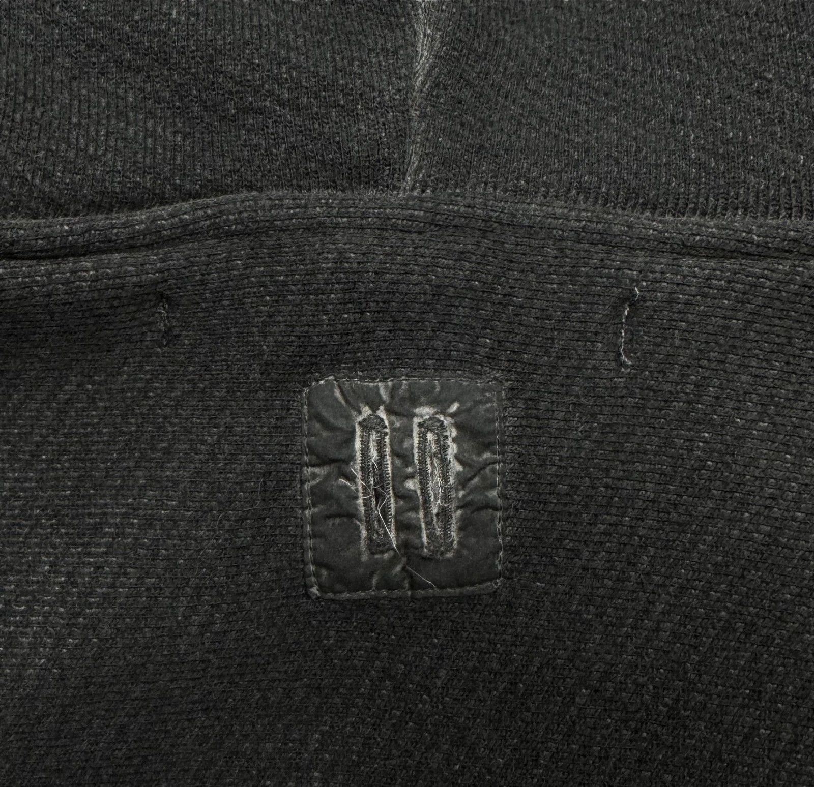 hannes roether Hannes Roether Poncho Hooded Cotton Garment Dyed One Size Size ONE SIZE - 15 Thumbnail