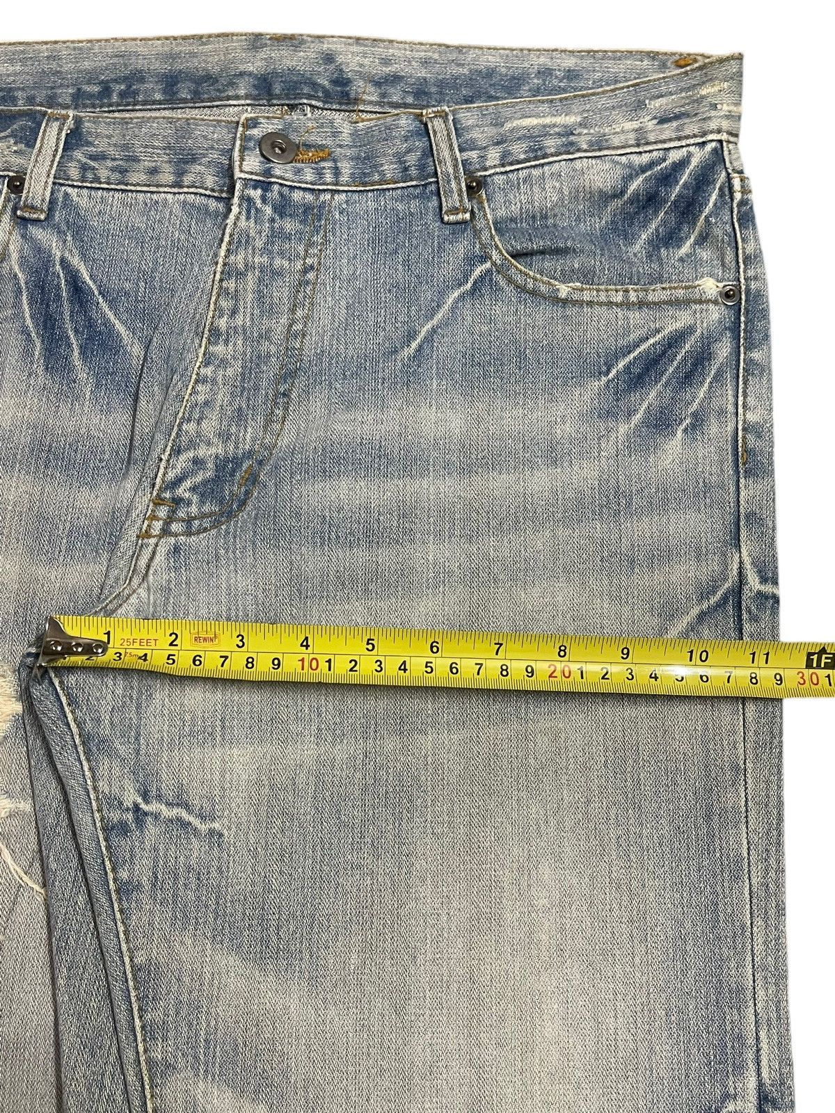 Kapital Vintage Japanese Brand Destroy Distressed Style Baggy Jeans Size US 34 / EU 50 - 14 Thumbnail