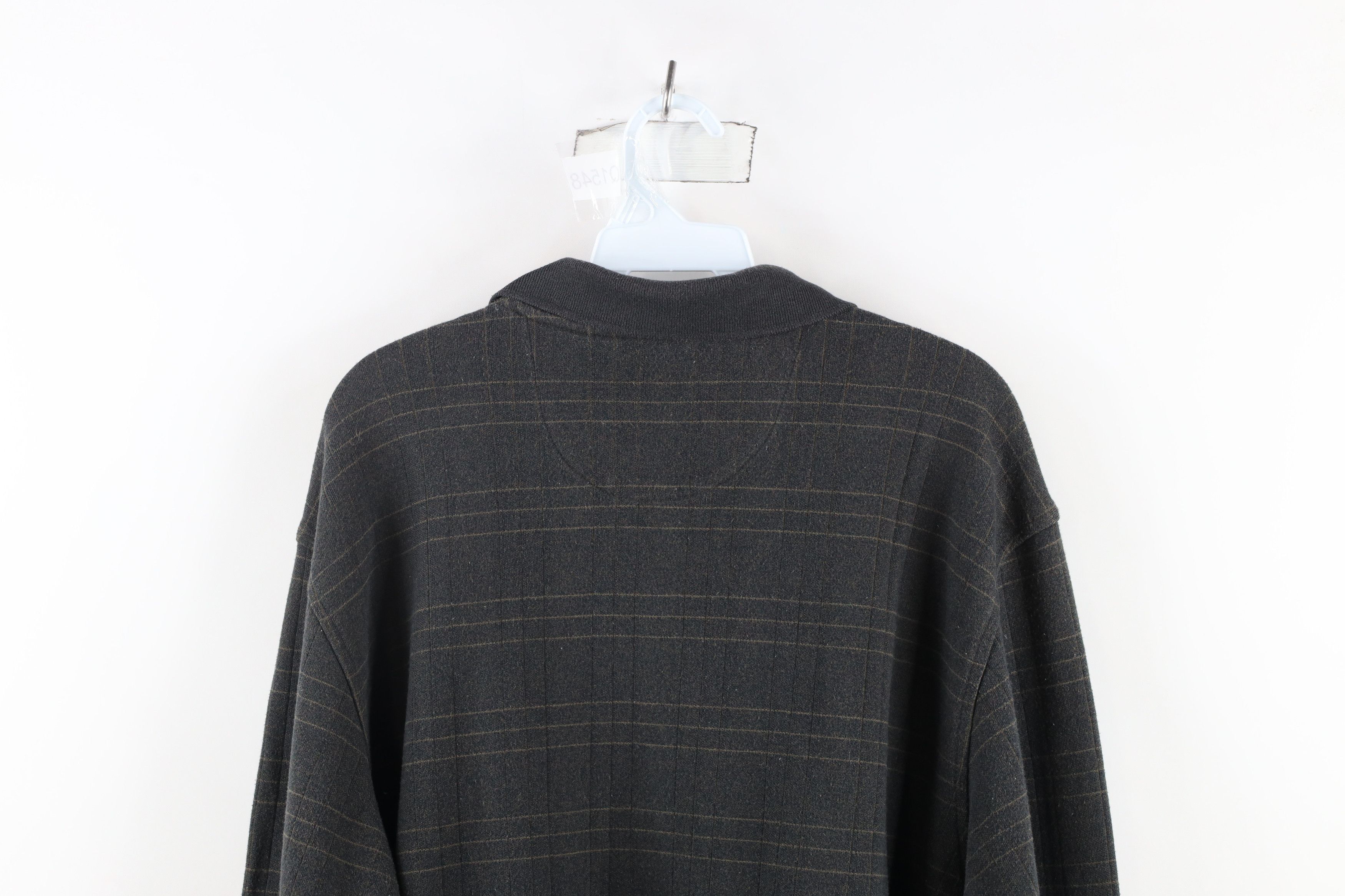 Vintage Vintage 90s Streetwear Heavyweight Long Sleeve Polo Shirt Size US XL / EU 56 / 4 - 10 Thumbnail