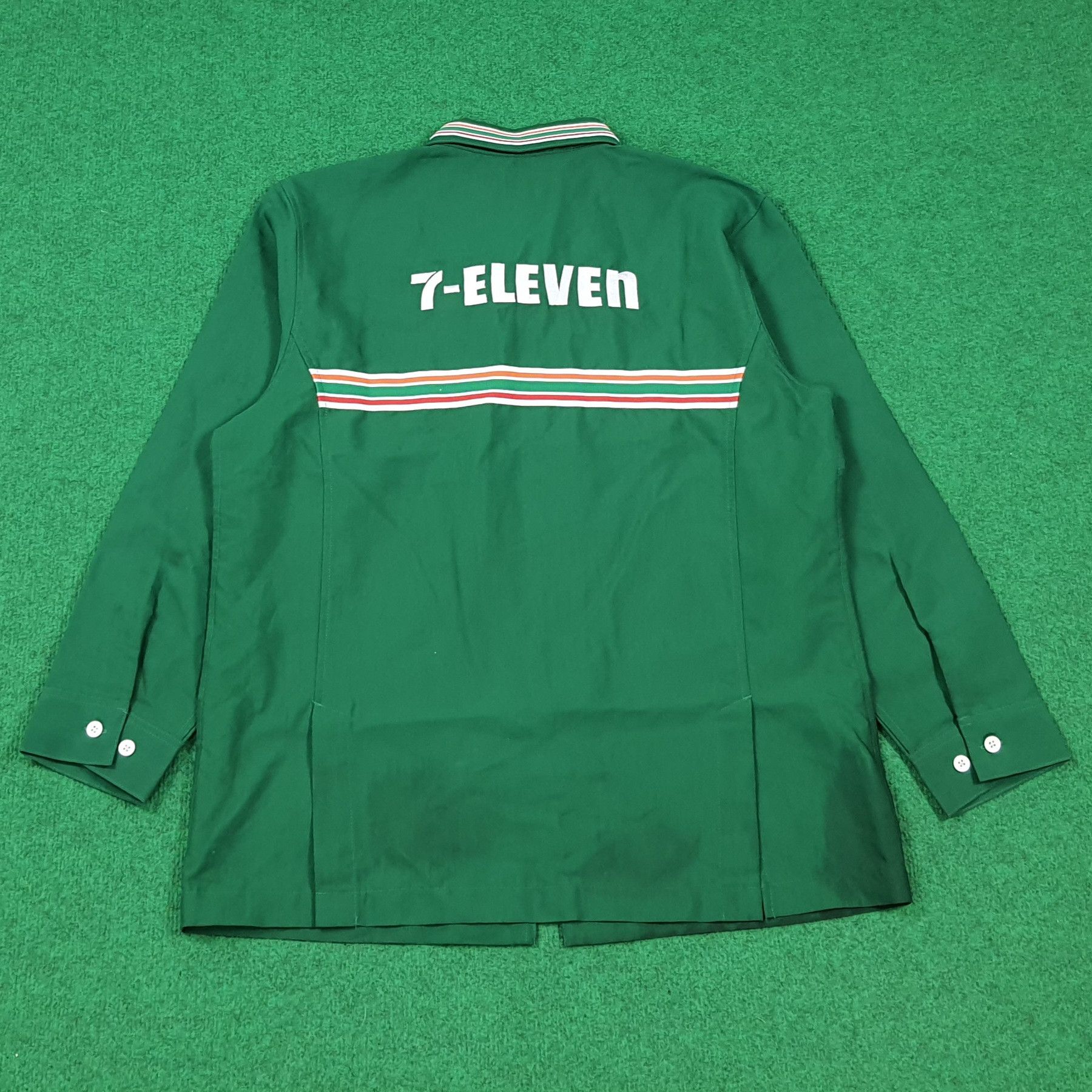 Japanese Brand Vintage 7 Eleven Japan Staff Uniform Jacket C285N7 Size M / US 6-8 / IT 42-44 - 1 Thumbnail