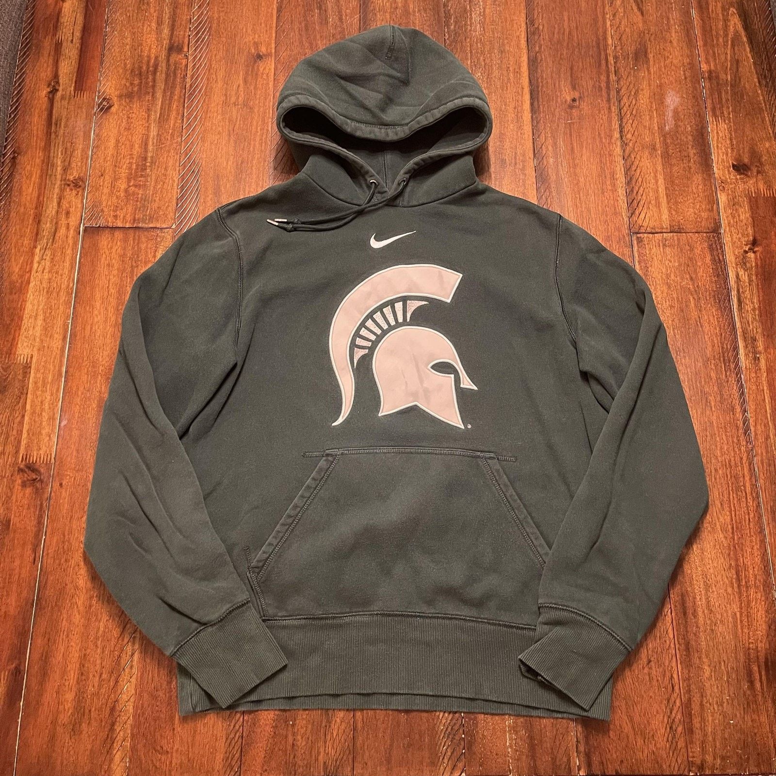 Nike Nike Center Swoosh Michigan State Spartans Hoodie Sweatshirt Size US M / EU 48-50 / 2 - 2 Thumbnail