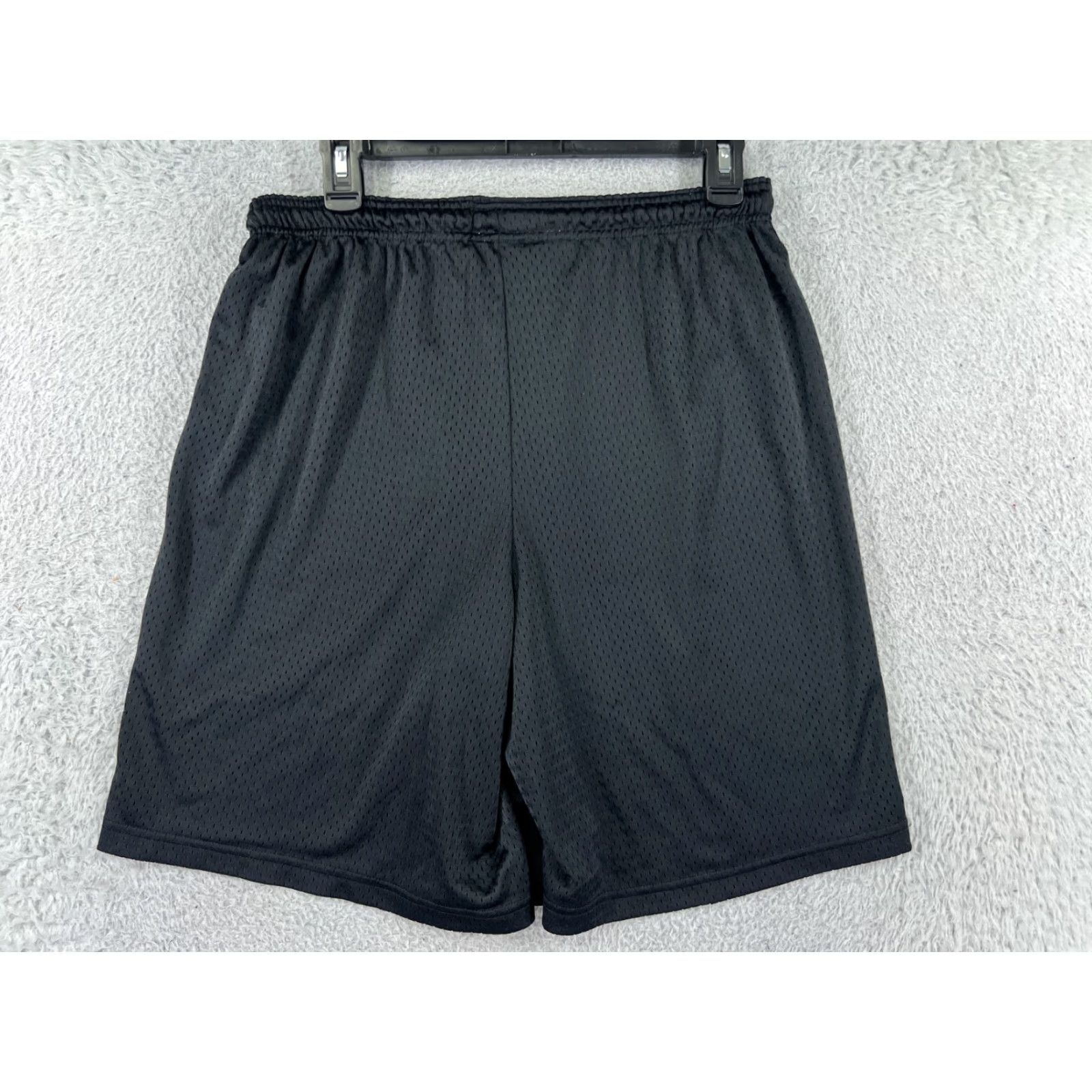 Under Armour Under Armour Shorts Men Large Black Running Lined 100% Polyester Elastic Waist Size US 33 - 2 Thumbnail