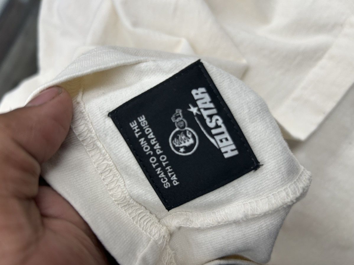 HELLSTAR Hellstar Classic T-shirt (Gel Print) White/Brown Size US XL / EU 56 / 4 - 6 Thumbnail