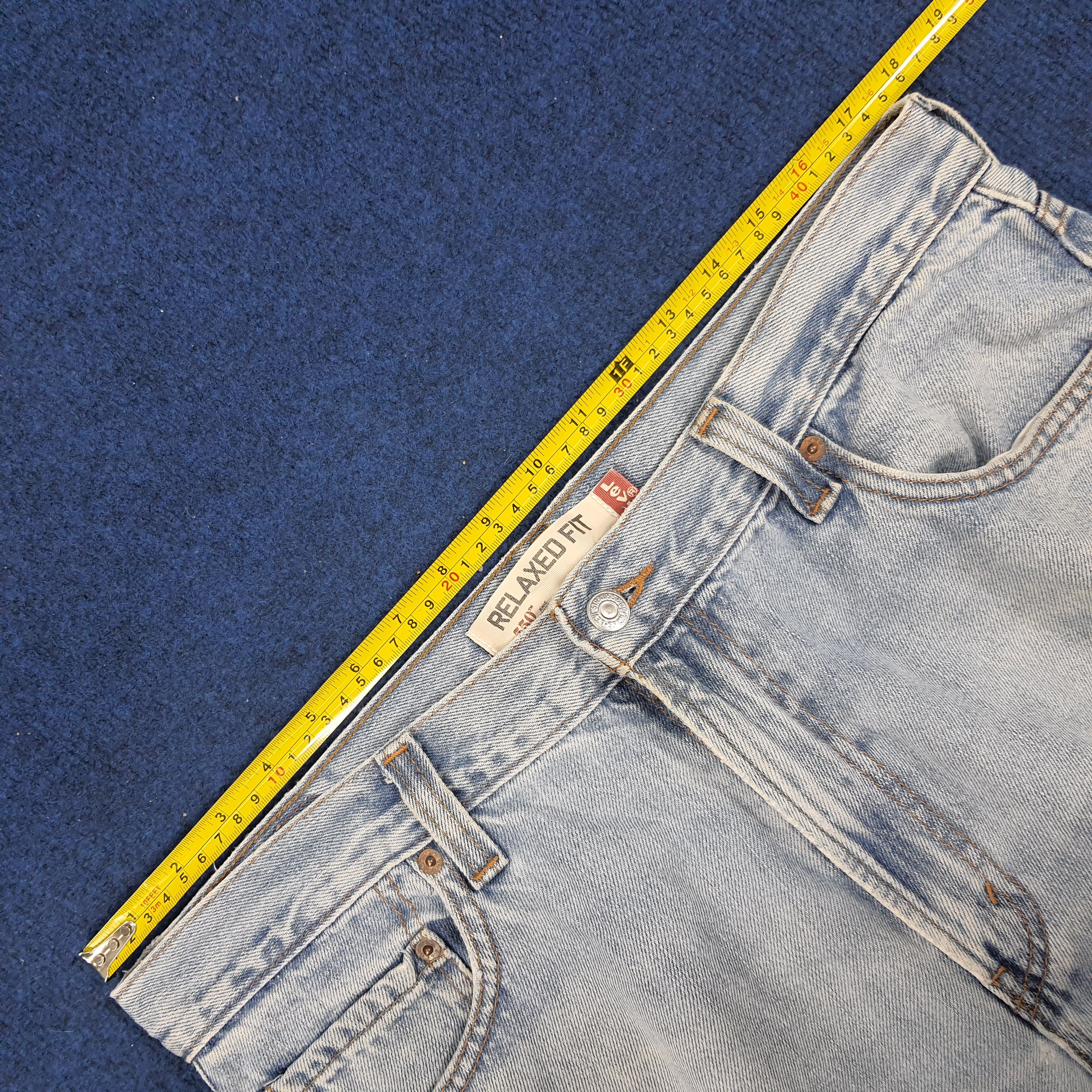 Levi's × Vintage Vintage Levi's 550 Relaxed Fit Distressed Jeans Size US 35 - 13 Thumbnail