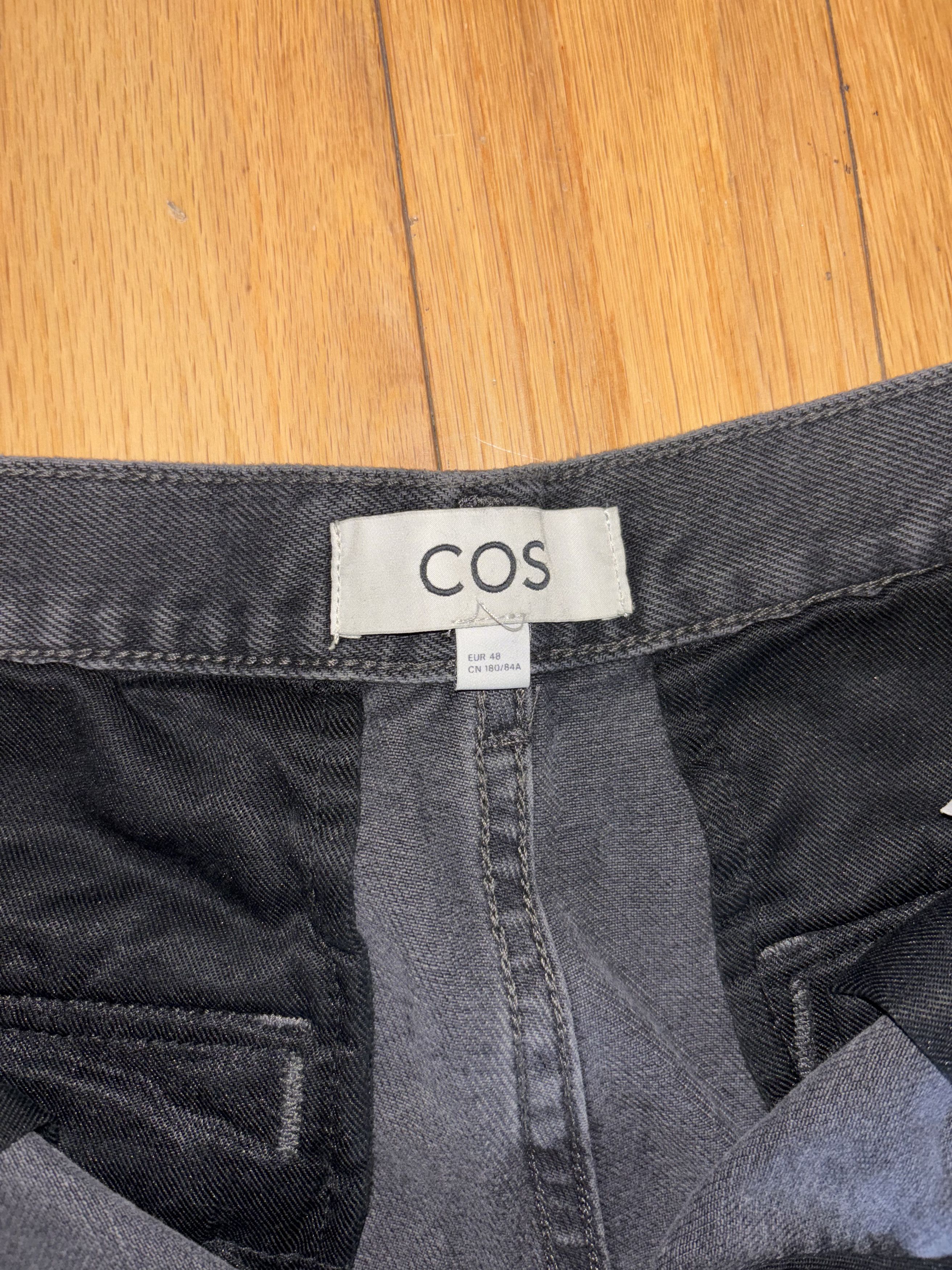 Cos COS Dark Grey Denim Jeans Size US 32 / EU 48 - 3 Thumbnail