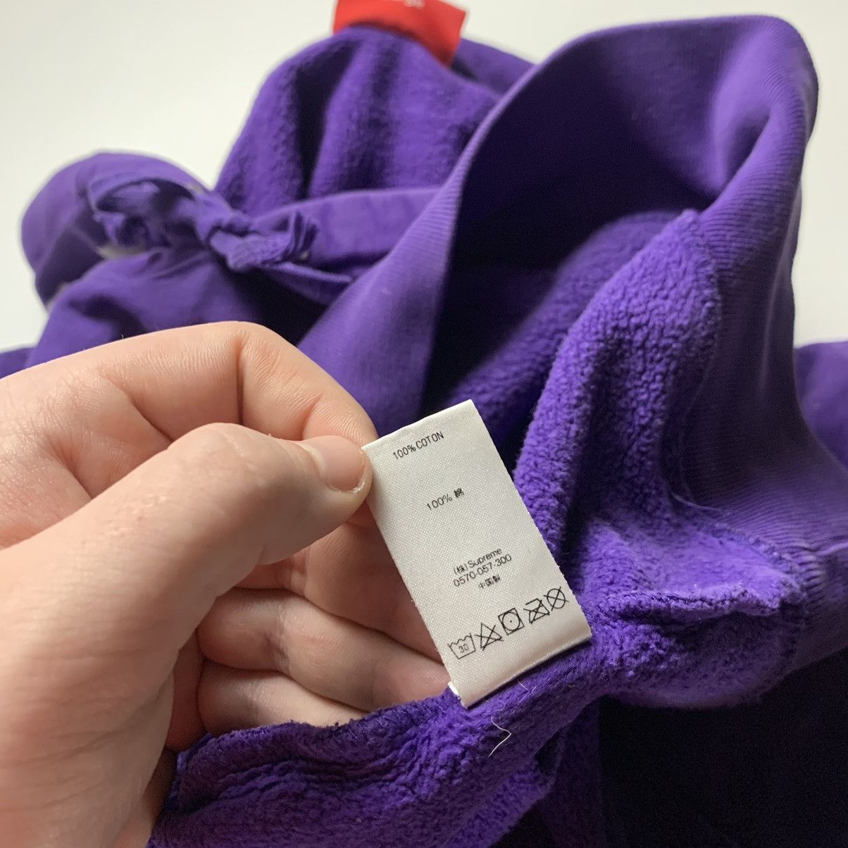 Other Hoodie Supreme Hood Logo Oversized Boxy Fit Purple Size US L / EU 52-54 / 3 - 12 Thumbnail