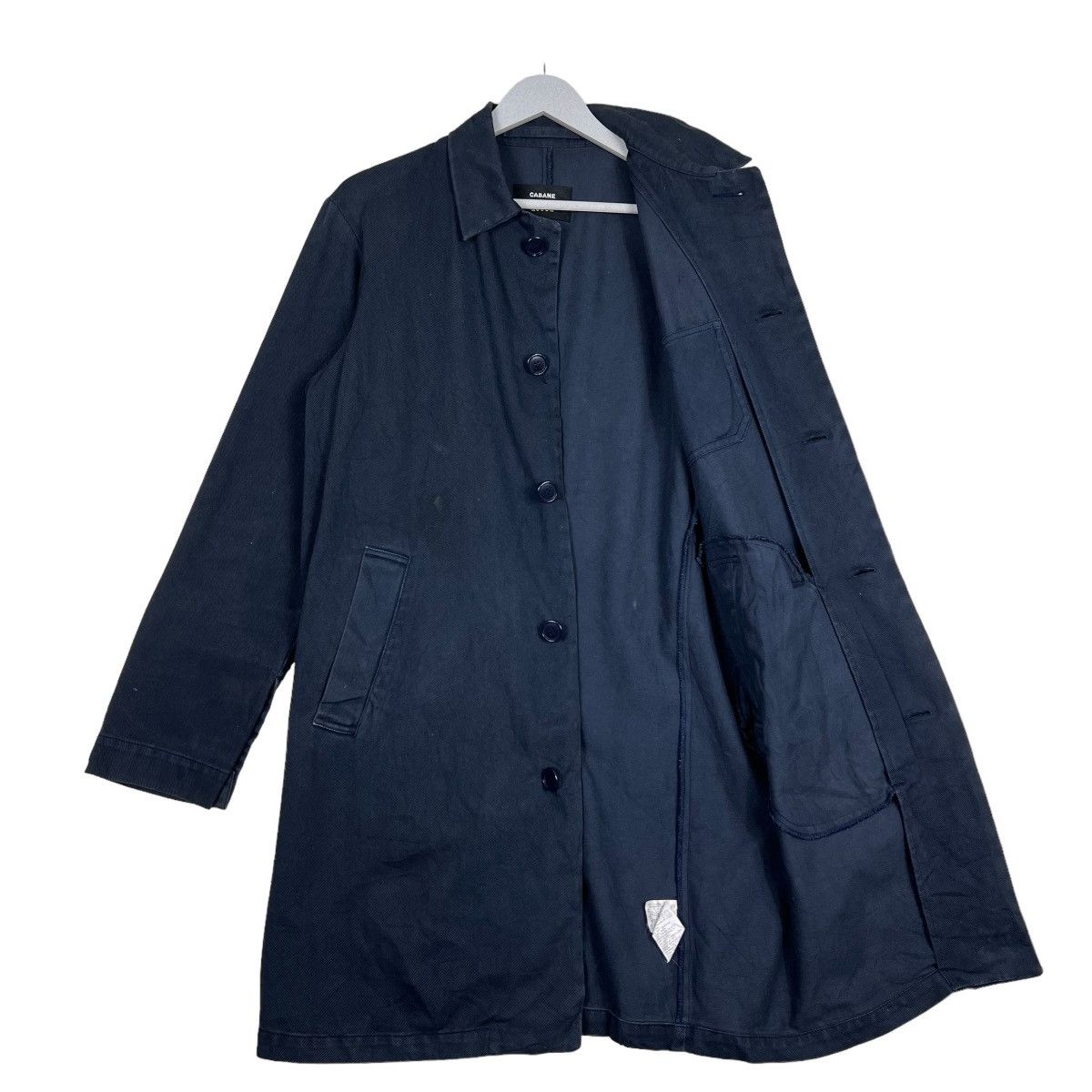 CABANE de ZUCCa 🔥 ZUCCA ISSEY MIYAKE INDIGO LONG JACKET Size US S / EU 44-46 / 1 - 9 Thumbnail