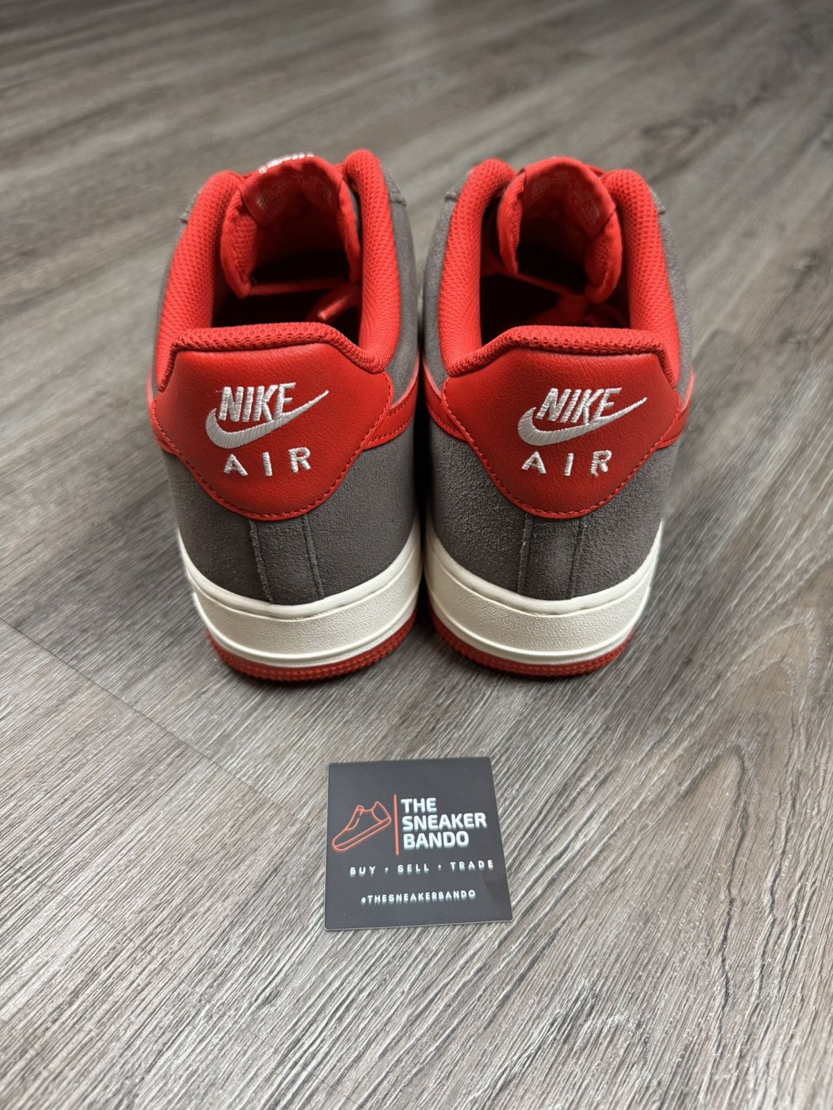 Nike Nike Air Force 1 '07 LV8 Baroque Brown University Red Size US 11 / EU 44 - 5 Thumbnail