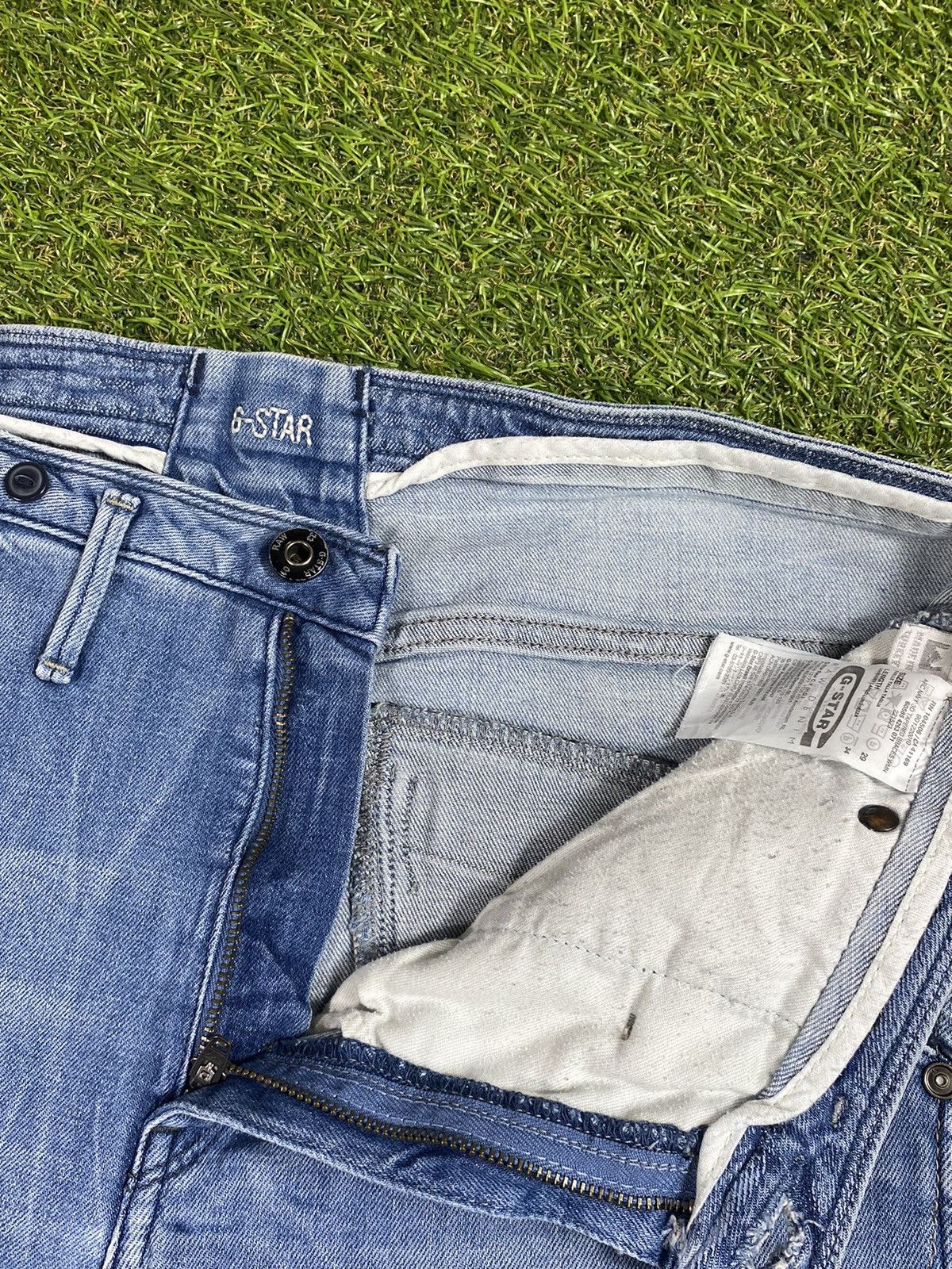 G-Star Vintage G star raw denim faded jeans streetwear size 29x34 Size 29" - 6 Thumbnail