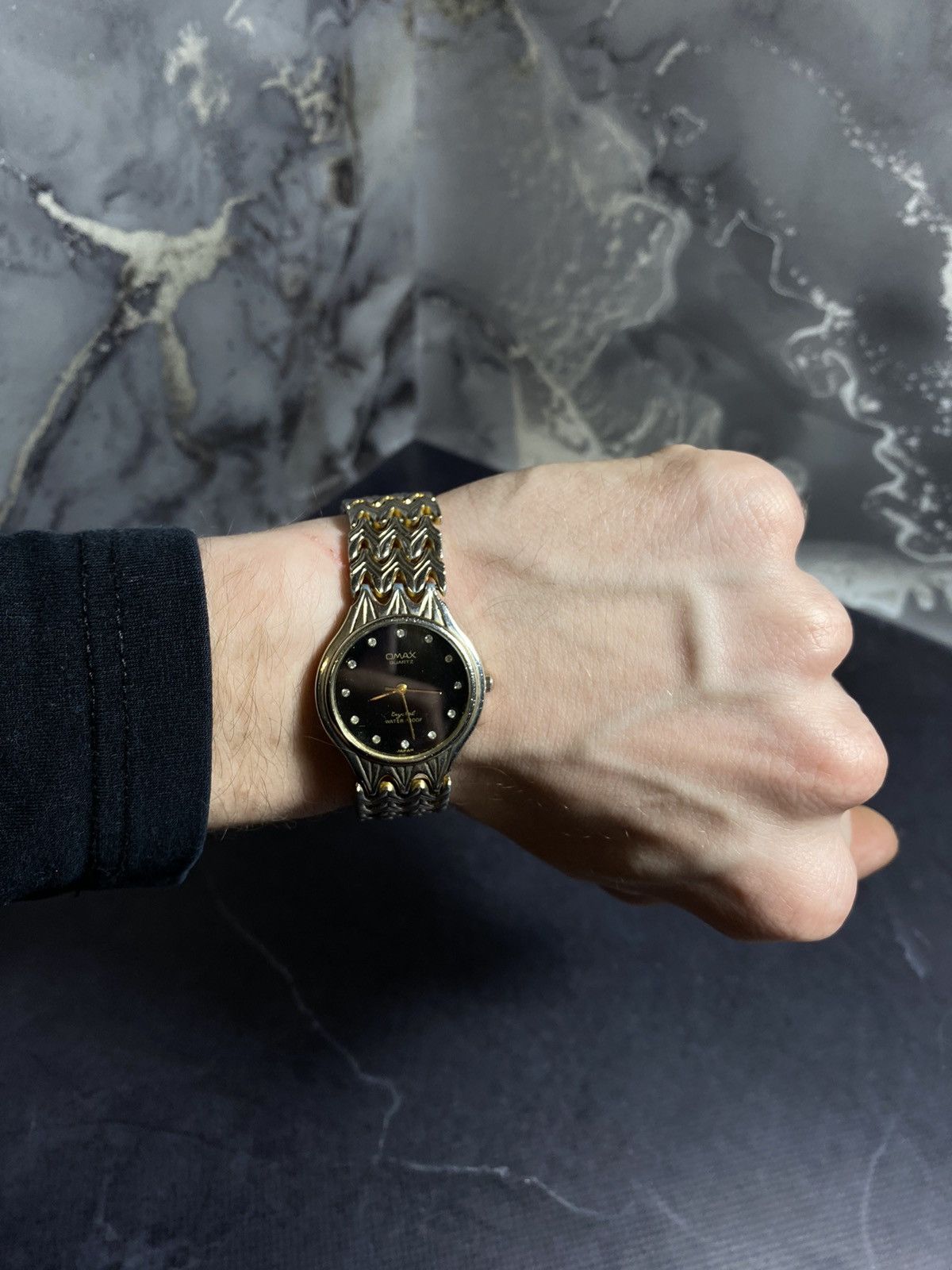 Hysteric Glamour Omax Gold-Tone Vintage Watch, Elegant Design Japanese Brand Size ONE SIZE - 9 Thumbnail