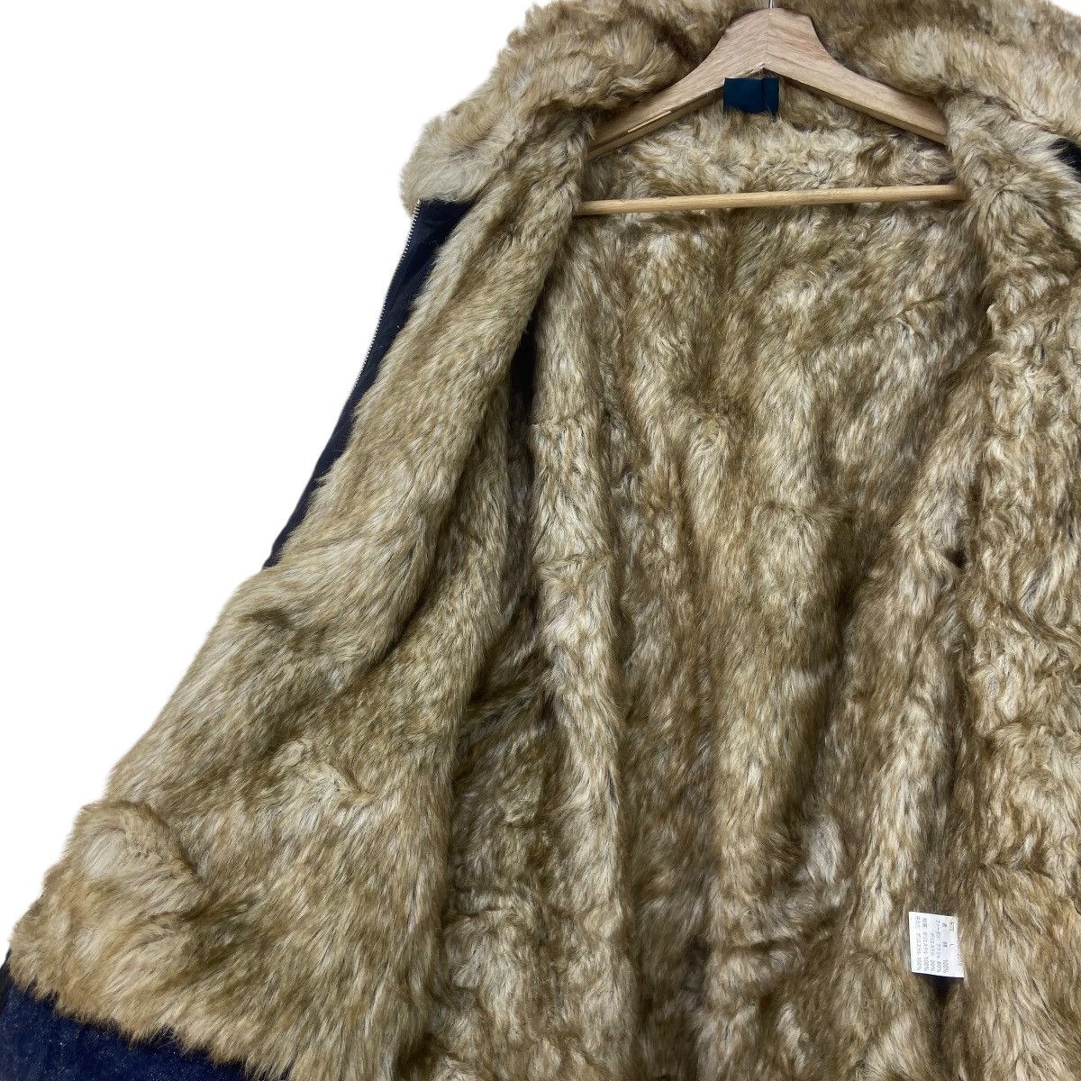 Japanese Brand Rageblue Street Fashion Fur Winter Denim Jacket Size US S / EU 44-46 / 1 - 7 Thumbnail