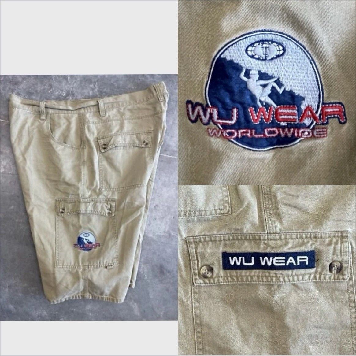 Other VTG 90S Y2K RARE WU WEAR KHAKIS SHORTS SZ 42 WU TANG CLAN MI Size US 42 / EU 58 - 1 Thumbnail