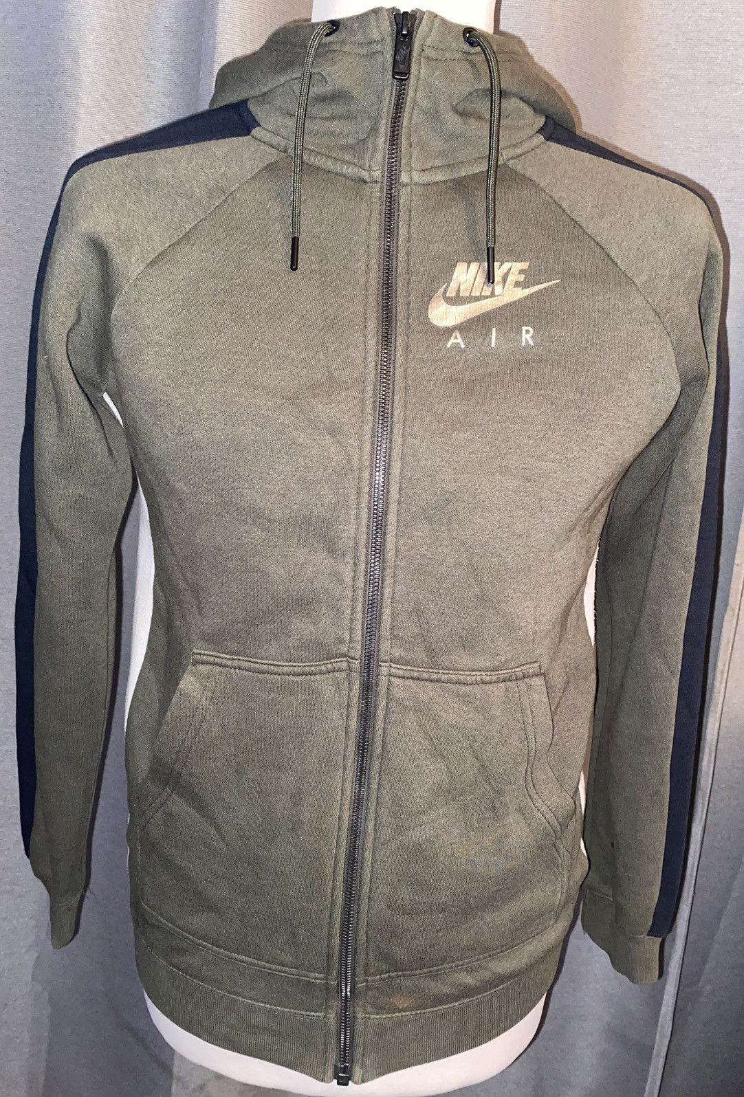 Nike Nike Air Hoodie - Dark Green - Small - Good Condition Size US S / EU 44-46 / 1 - 1 Thumbnail