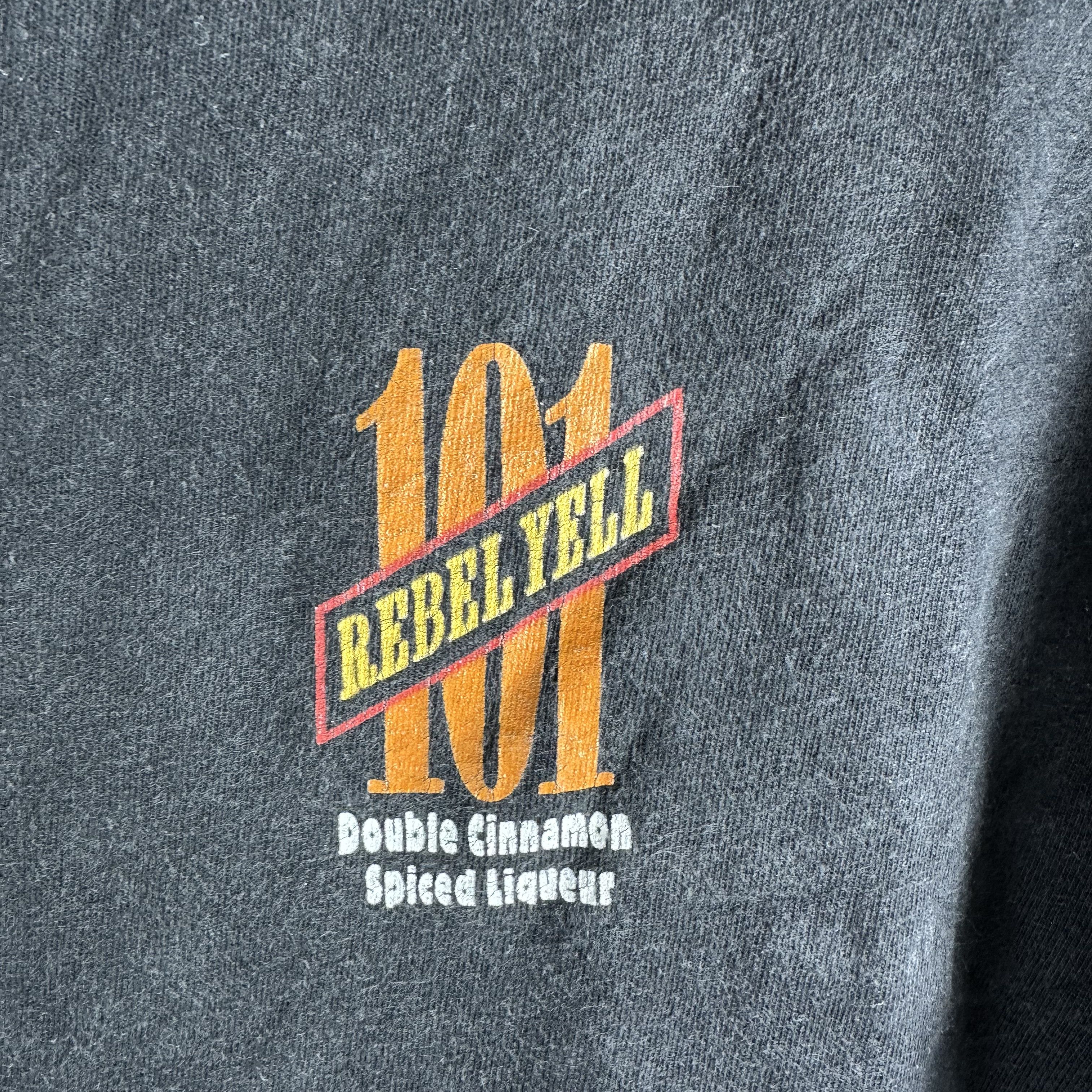 Vintage Vintage 90s Rebel Yell 101 Something To Scream About T-shirt Size US L / EU 52-54 / 3 - 2 Thumbnail