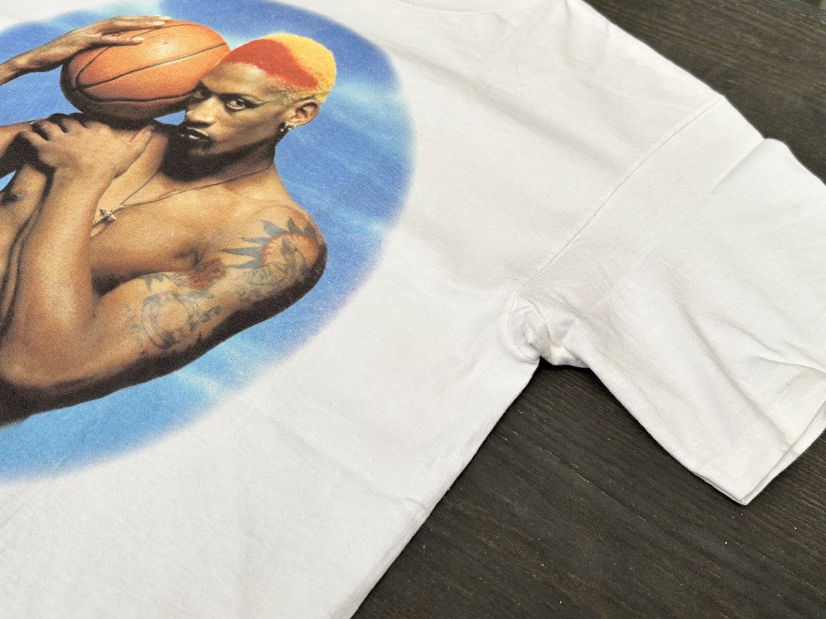 NBA × Vintage *RARE* Vintage 90s Dennis Rodman (Single Stitch) Size US L / EU 52-54 / 3 - 4 Thumbnail