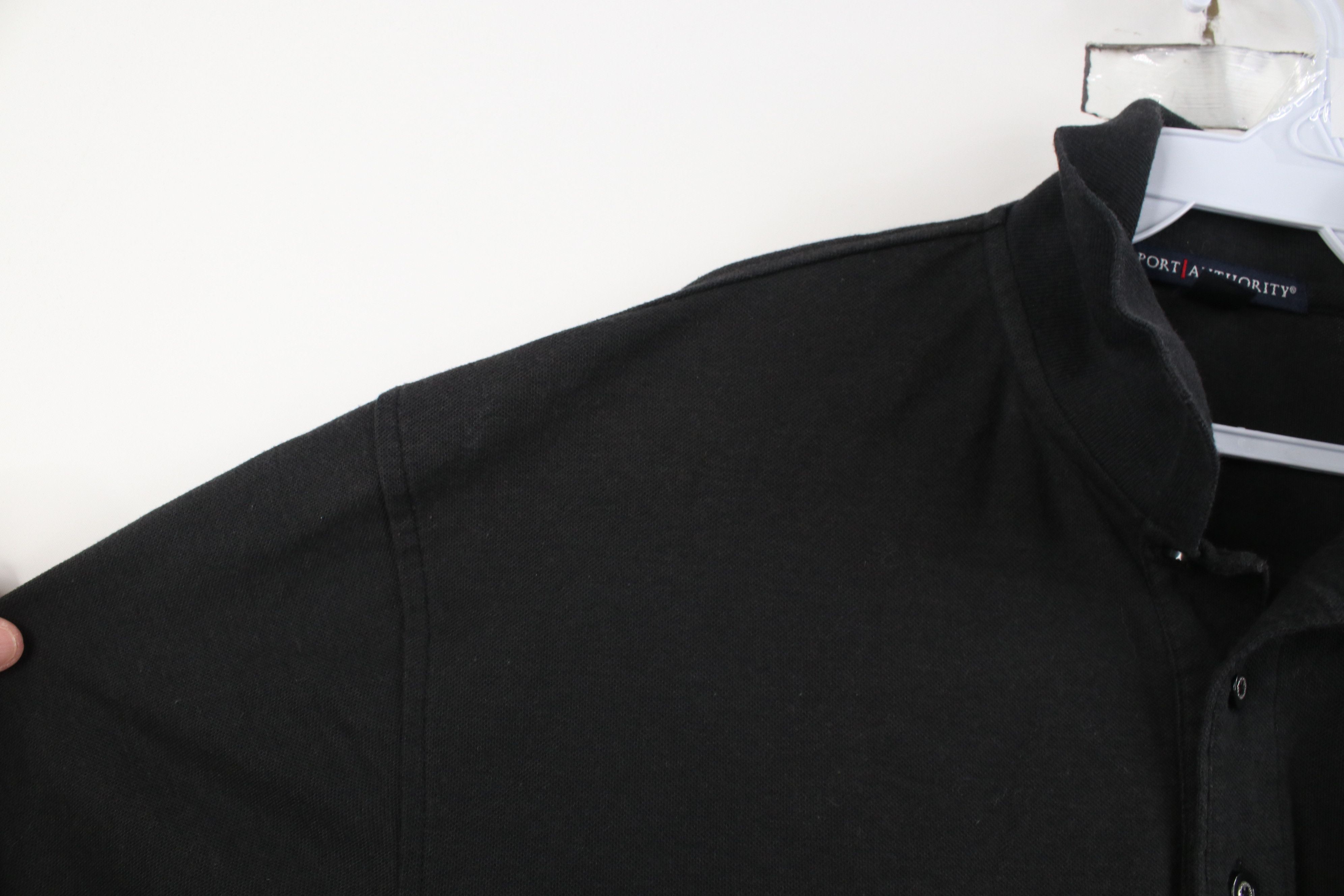 Vintage Vintage Yokohama OTR Tires Racing Knit Polo Shirt Black Size US XL / EU 56 / 4 - 8 Thumbnail