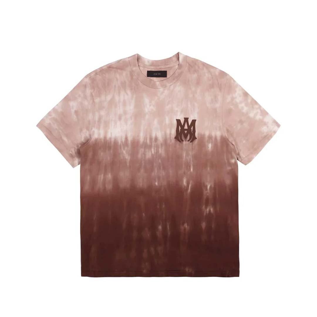 Amiri Logo Dip Dyed Tee Brown Size US XS / EU 42 / 0 - 1 Preview