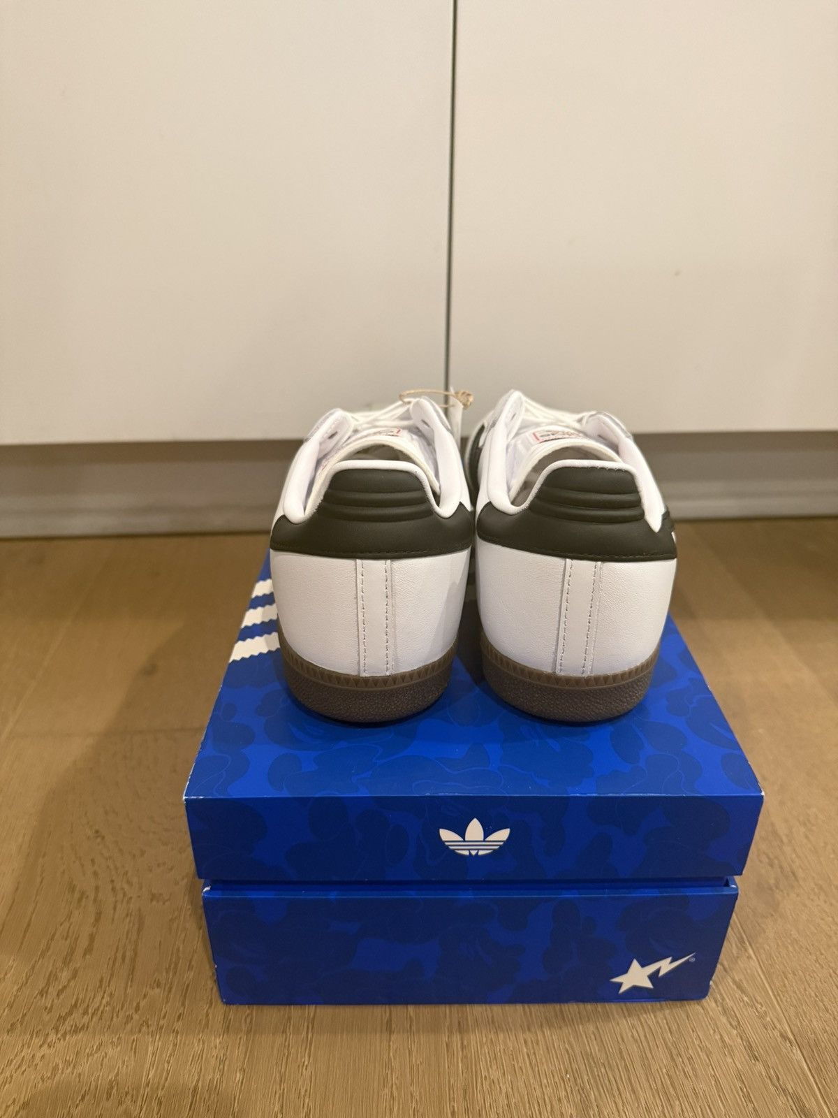 Adidas × Bape Men's Adidas x BAPE Samba | Size 8.5 | White Black Gum m Size US 8.5 / EU 41-42 - 4 Thumbnail