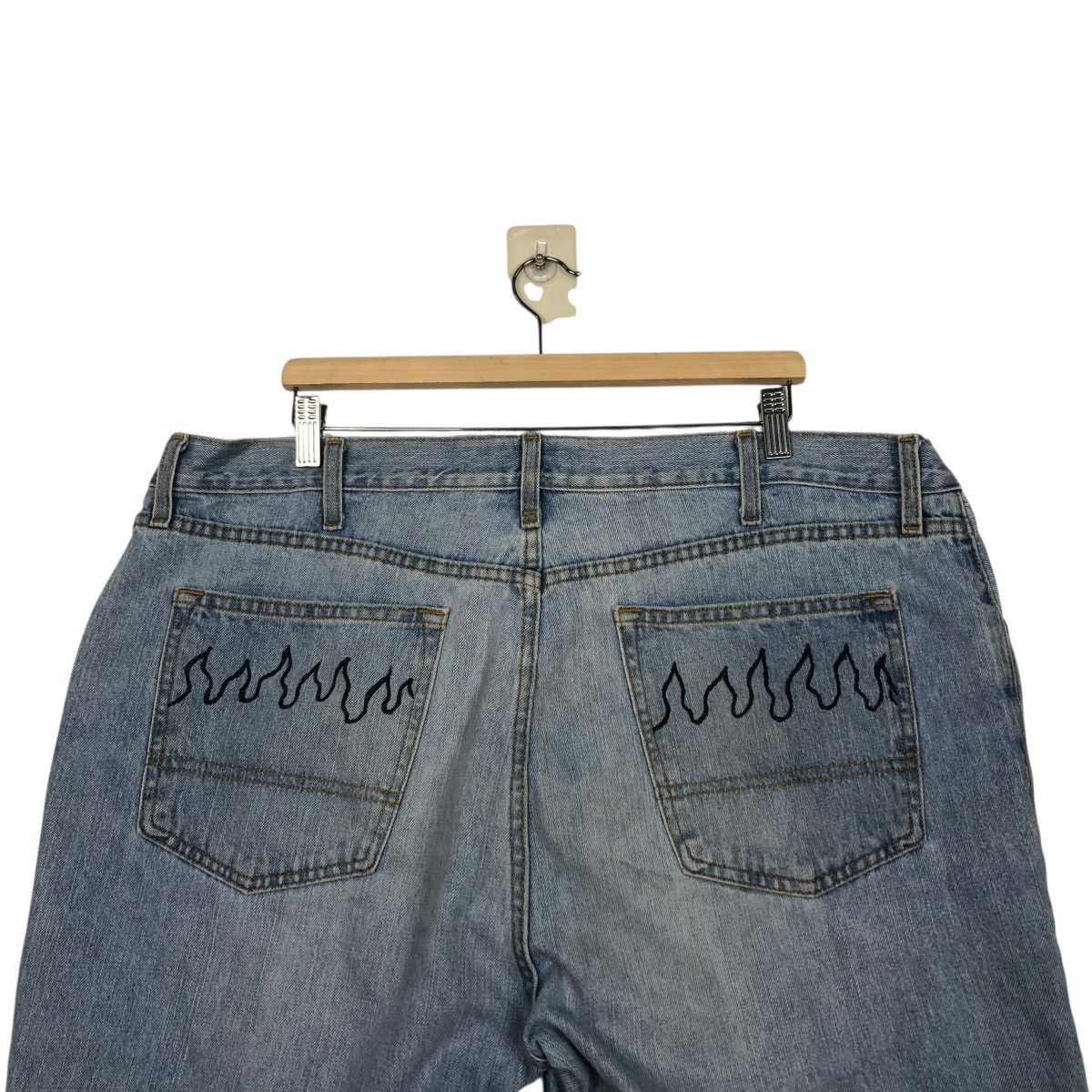 Vintage 🔥VINTAGE BIKER SHORT DENIM PANTS ARIZONA SKELETON DESIGN Size US 38 / EU 54 - 11 Thumbnail