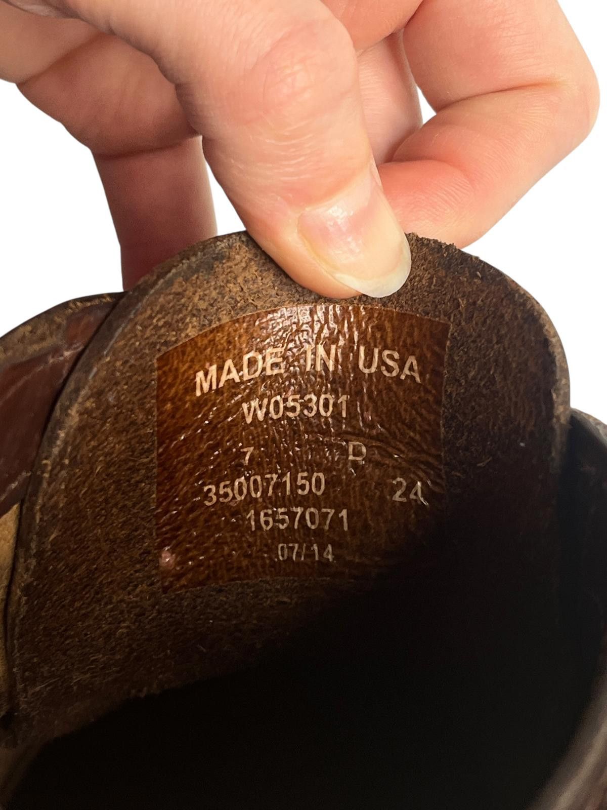 Wolverine Wolverine 1000 Mile Boots Brown Leather Made in USA Men’s 7D Size US 7 / EU 40 - 8 Thumbnail