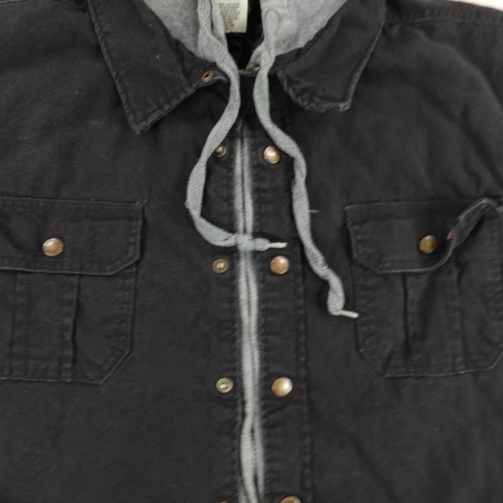 Dickies Dickies Jacket Mens XL Black Quilt Lined Hooded Chore Field Barn Work Coat Zip Jacket Size US XL / EU 56 / 4 - 4 Thumbnail