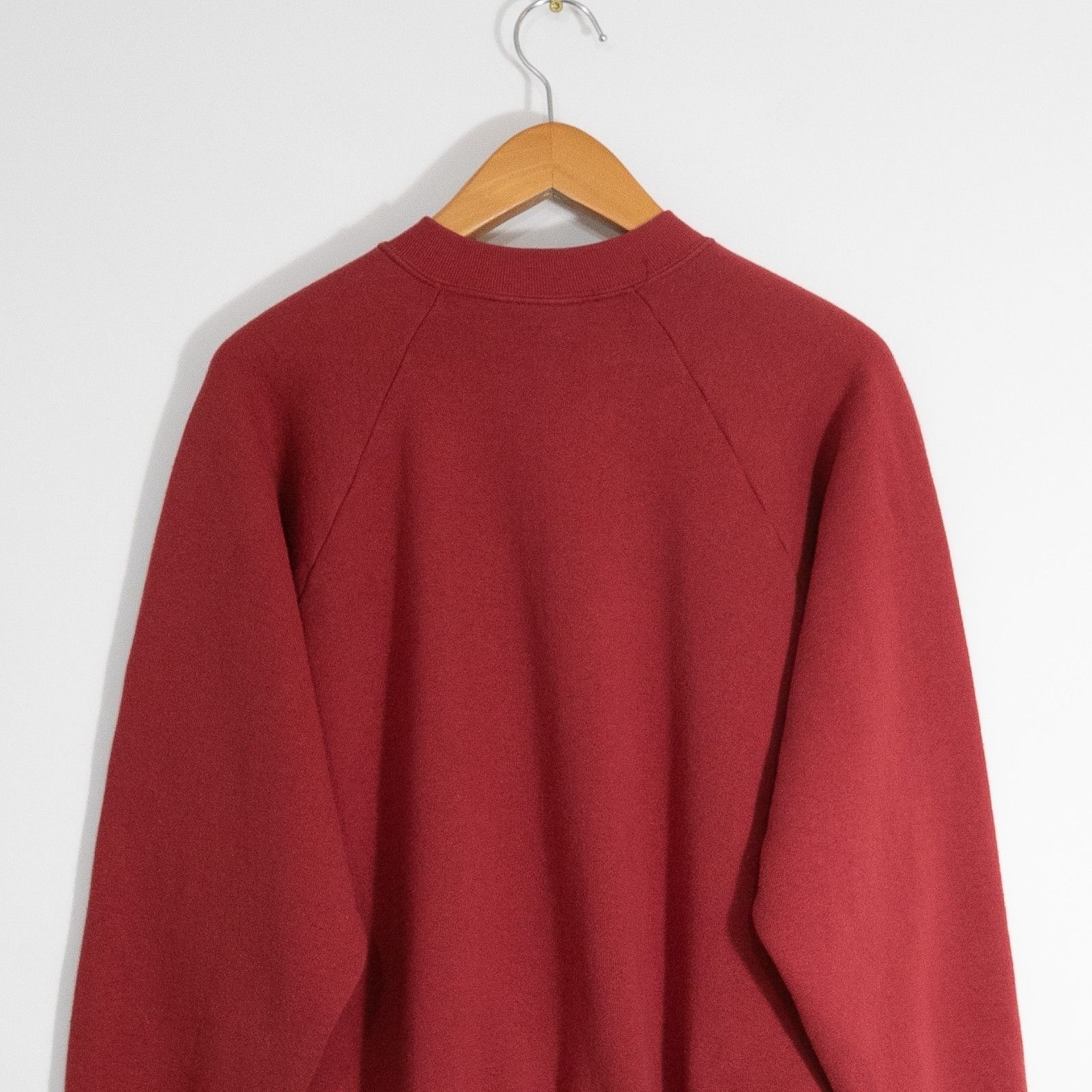 Vintage Vintage 90s Fruit of the Loom Blank Sweatshirt XL - Raglan Size US XL / EU 56 / 4 - 6 Thumbnail