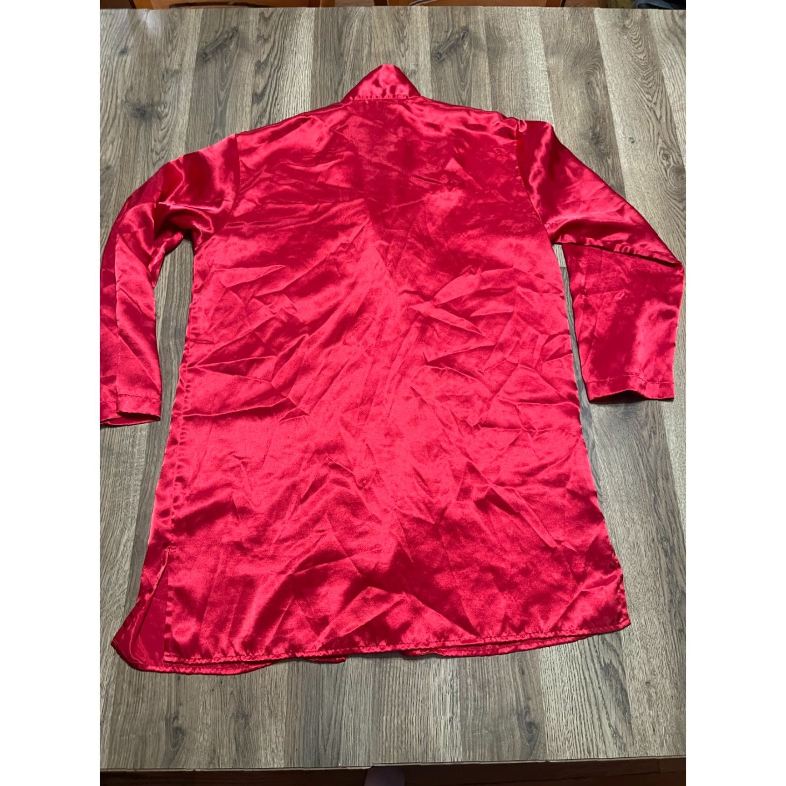 Victoria's Secret Victoria's Secret Dress Shirt Dress Women's M Red Button Long Sleeve Casual Fall Spring Summer Mens Womens Girls Boys Size M / US 6-8 / IT 42-44 - 2 Thumbnail
