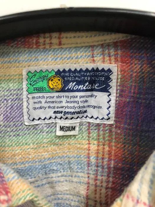 Flannel × Vintage Vintage Montare Plaid Tartan Flannel Shirt 👕 Size US M / EU 48-50 / 2 - 3 Thumbnail