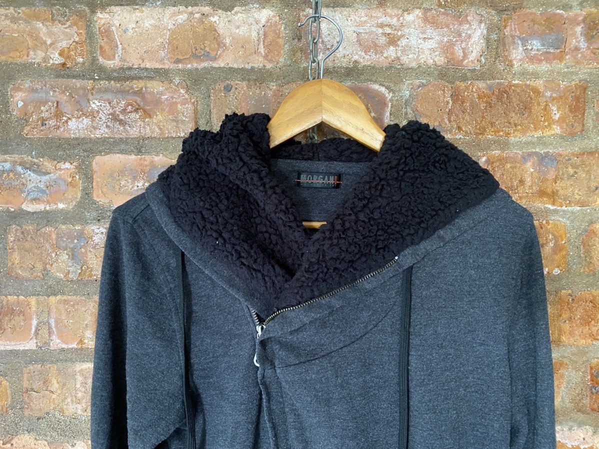If Six Was Nine × Japanese Brand × Morgan Homme Morgan Homme boa Bona asymmetrical hoodie Size US S / EU 44-46 / 1 - 3 Thumbnail