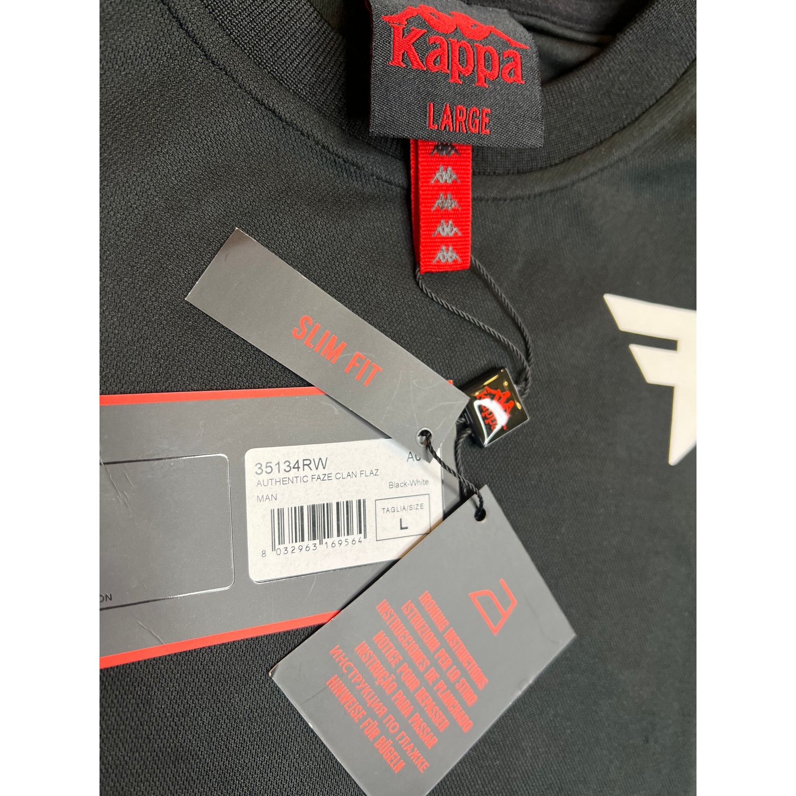 Kappa KAPPA x Faze Clan Long Sleeve Jersey [Size Large] Size US L / EU 52-54 / 3 - 3 Thumbnail