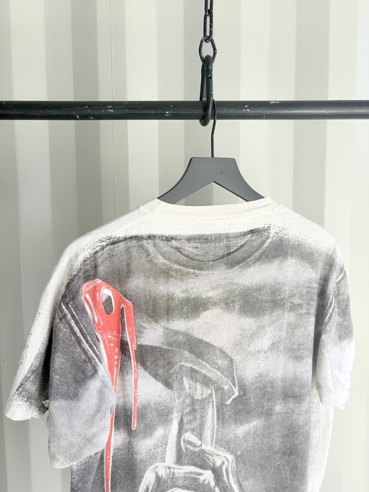 Band Tees Thrashed Iron Maiden Faded Distressed ERD GRUNGE WCC Harley Size US XL / EU 56 / 4 - 6 Thumbnail