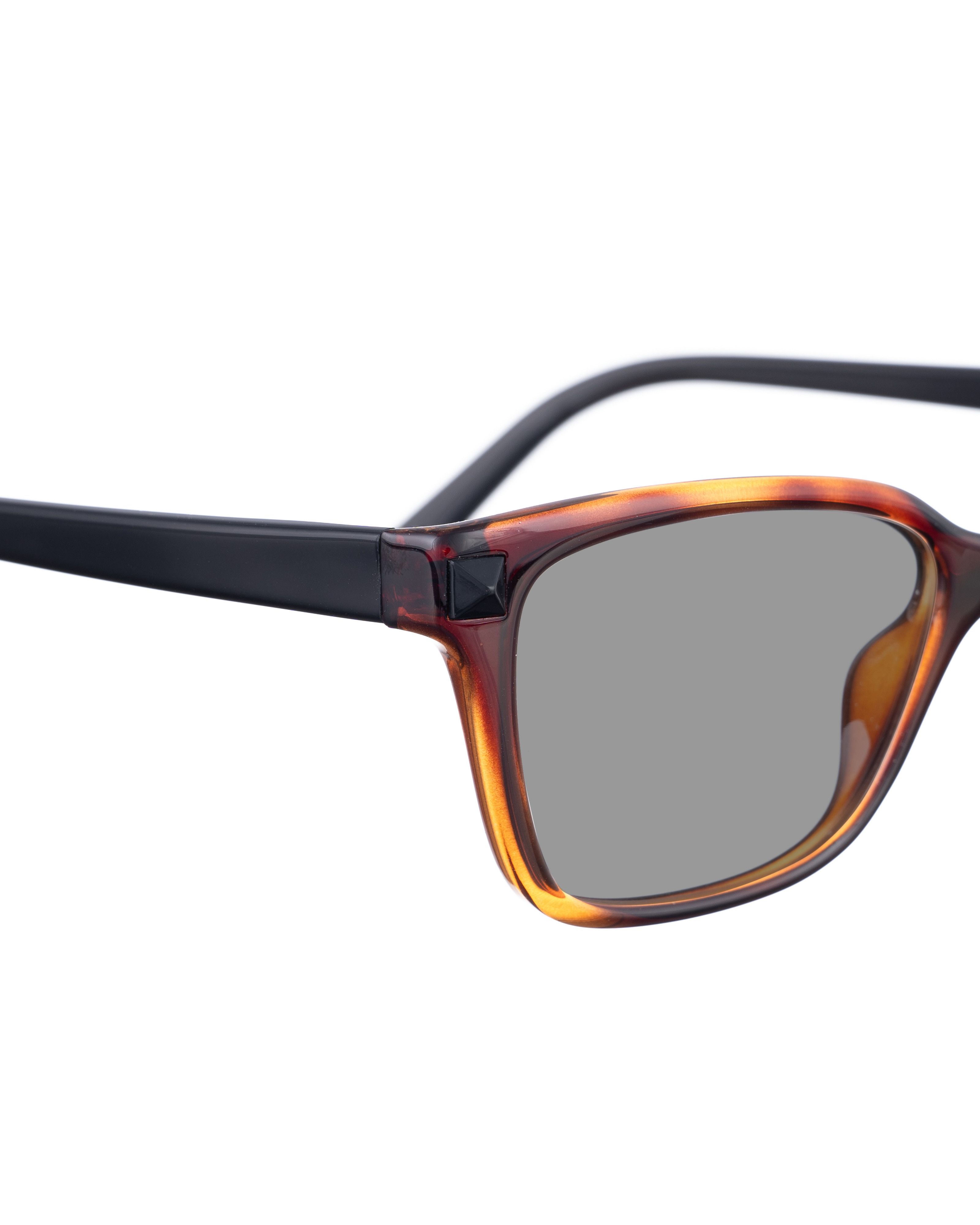 Valentino Valentino 00s Brown Nerdy Sunglasses with Black Studs Size ONE SIZE - 3 Thumbnail