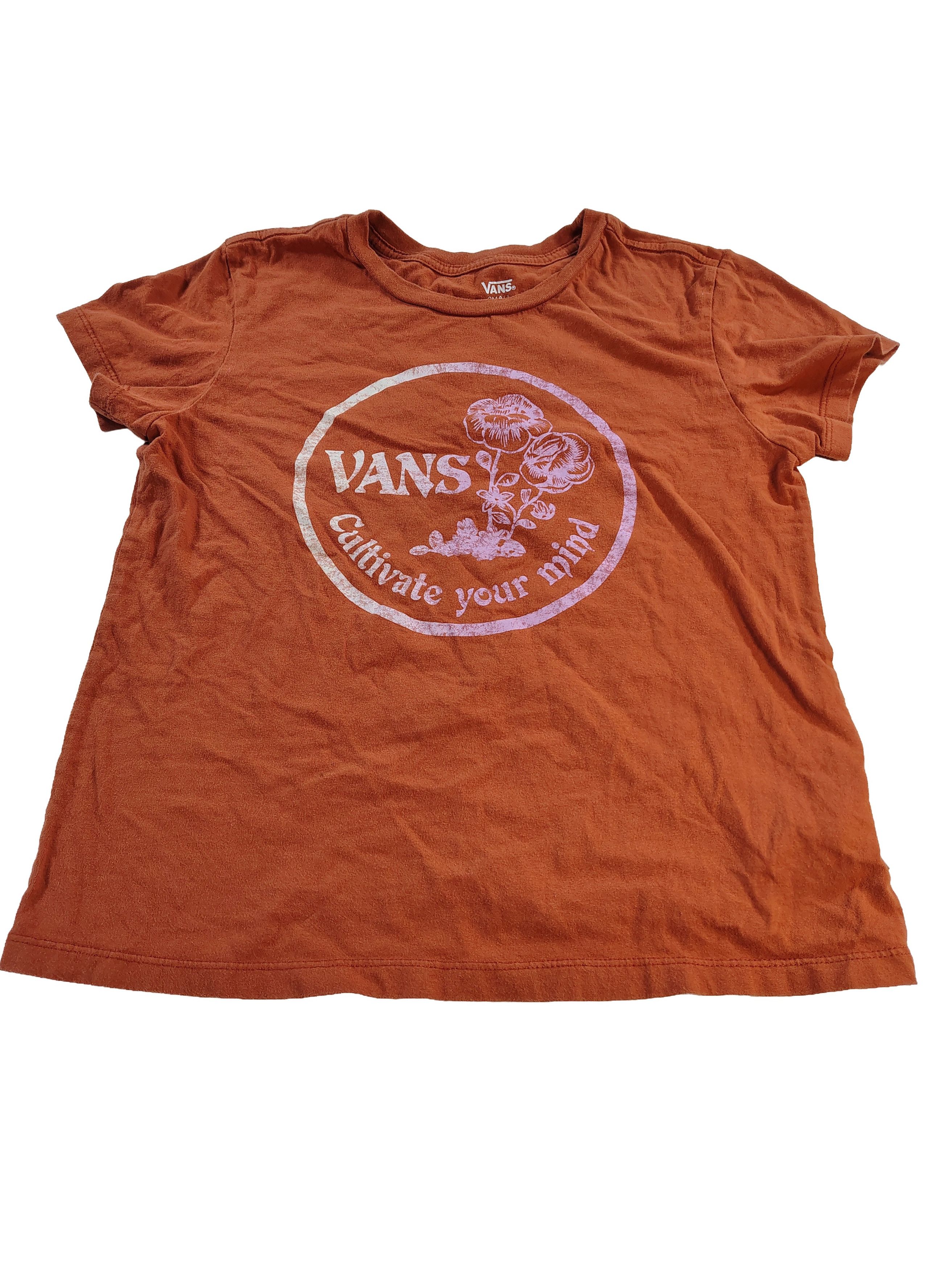Vans Women's Small Vans "Cultivate Your Mind" T-Shirt Size S / US 4 / IT 40 - 1 Thumbnail