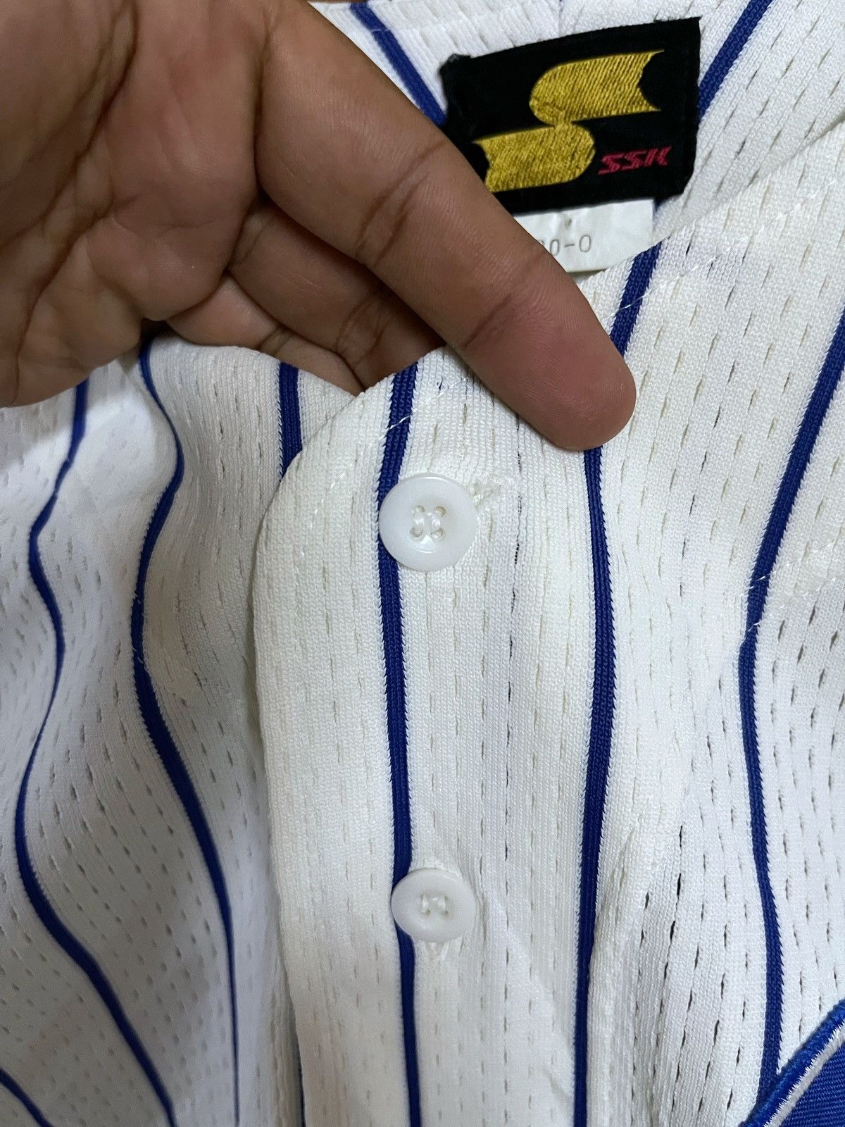 Vintage Vintage Baseball Jersey L Mastiff J League Softball Japan Size US L / EU 52-54 / 3 - 7 Thumbnail