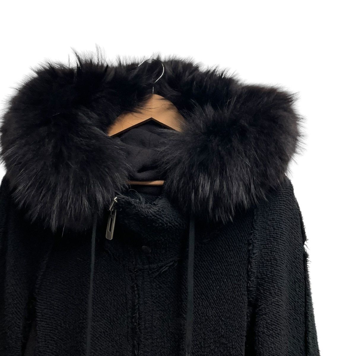 Lgb black fur parka