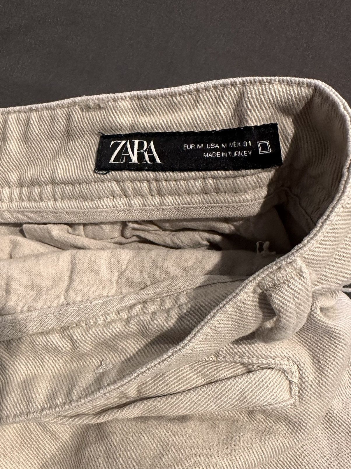 Zara Khaki Zara Carpenter Pants Size US 32 / EU 48 - 3 Thumbnail