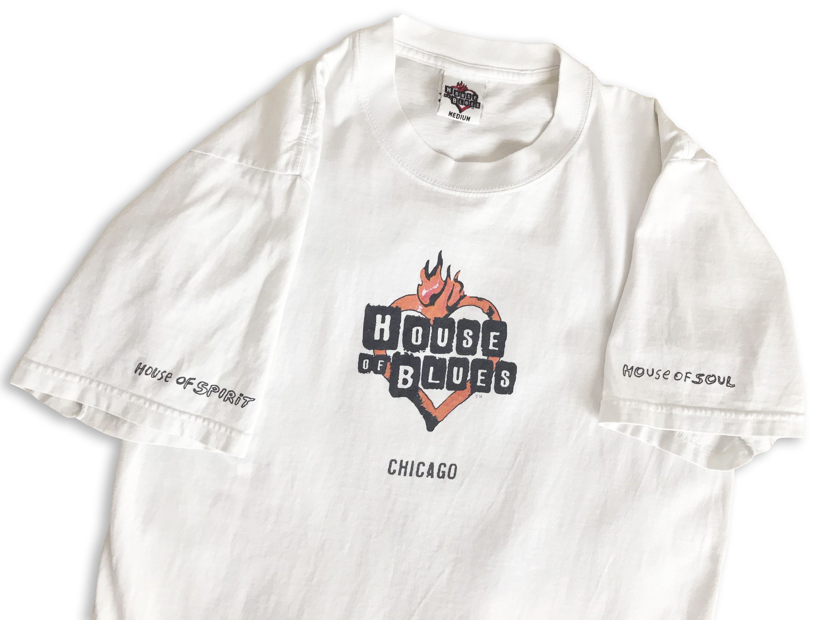 Vintage Vintage 90s Y2K HOUSE OF BLUES Chicago T shirt Tee Rock M Size US M / EU 48-50 / 2 - 4 Thumbnail