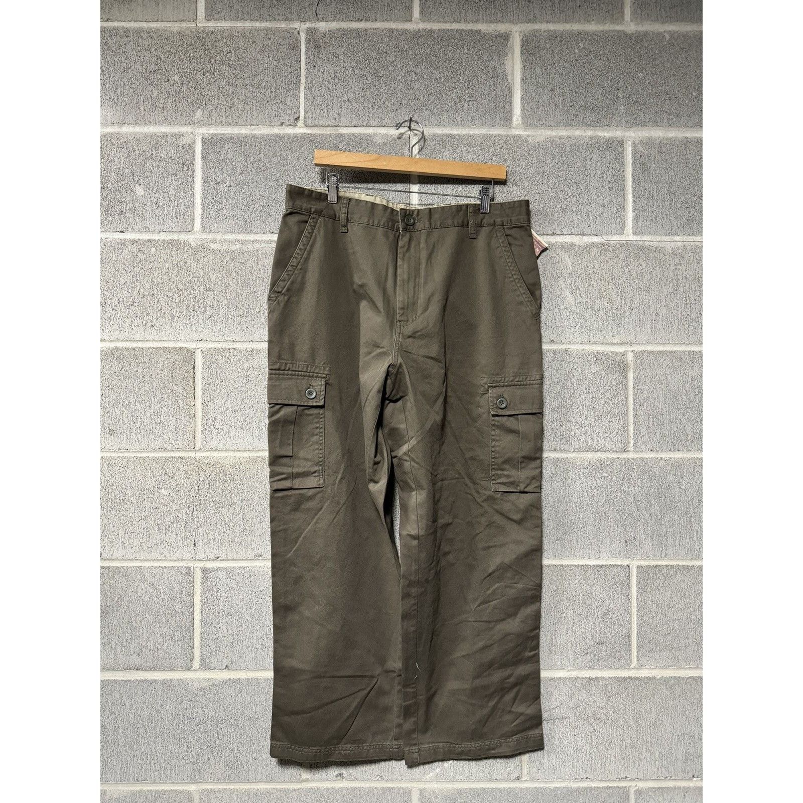 Vintage Vintage Y2K Arizona Baggy Green Cargo Pants Size US 36 / EU 52 - 1 Thumbnail