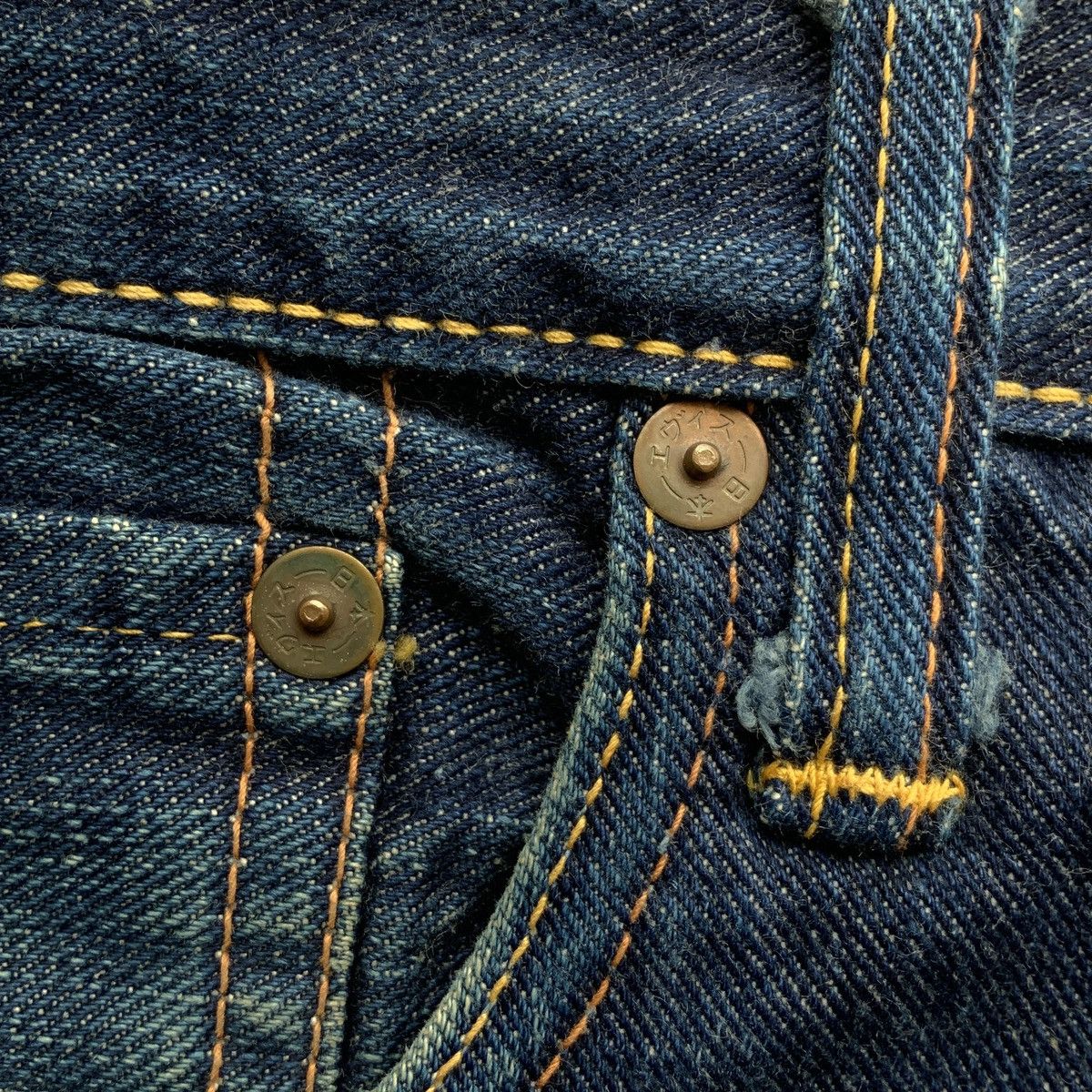 Evisu SALE!! 🤝🏼 EVISU SEAGULL SELVEDGE JEANS NO.2 Size US 32 / EU 48 - 10 Thumbnail