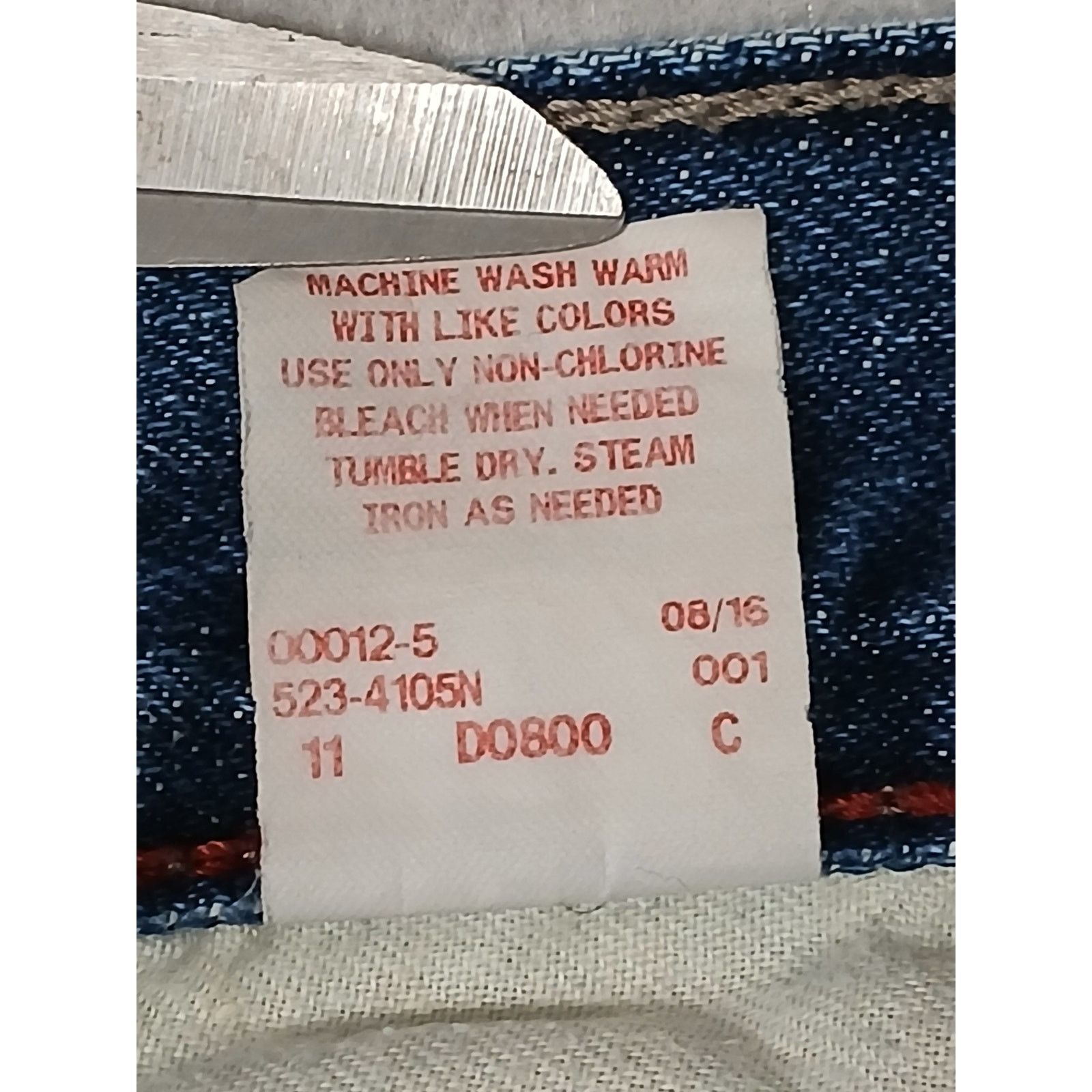 Arizona Jean Co. Arizona (38x32) Men's Straight Relaxed Blue Denim Jeans Size US 38 / EU 54 - 9 Thumbnail