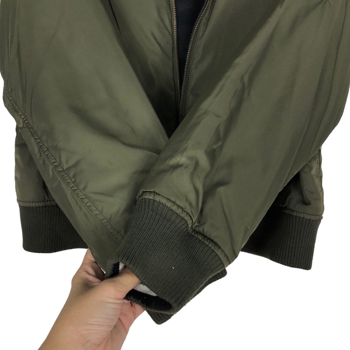 Japanese Brand 🔥Vtg Reversible Satin Bomber Jacket Sukajan Ingni Issey Size US S / EU 44-46 / 1 - 15 Thumbnail